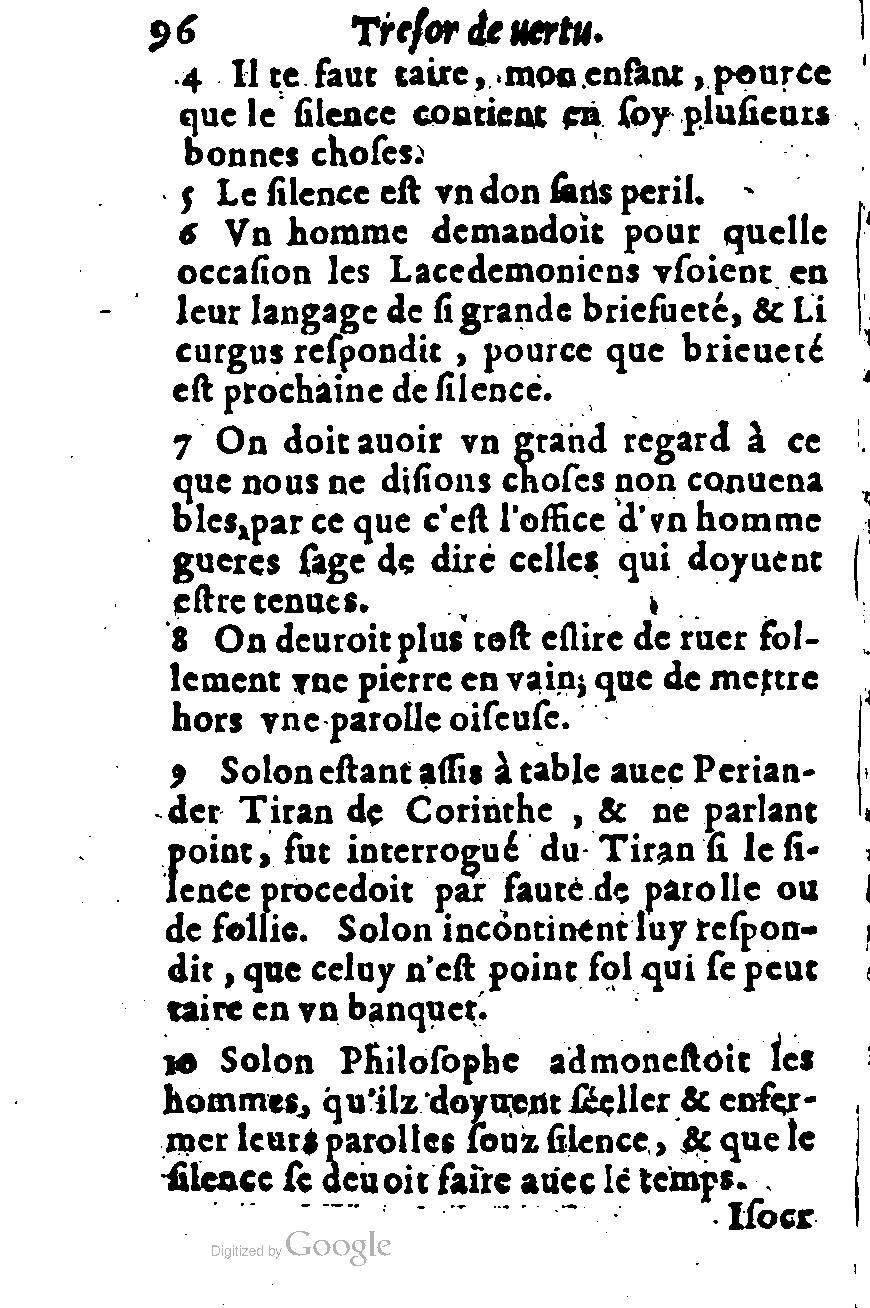 1576 - Benoît Rigaud - Trésor de vertu - British Library