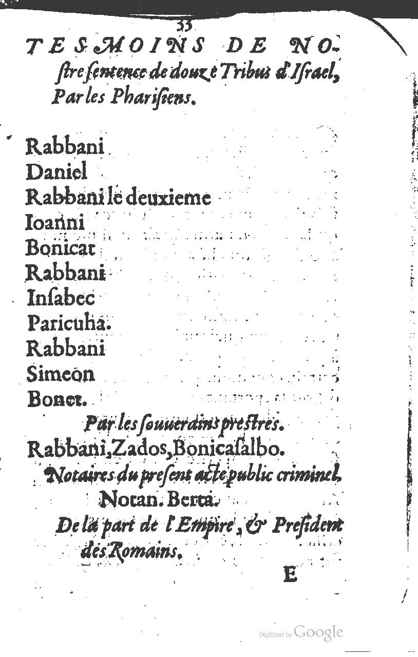 1581 - Jean Stratius - Trésor de Ponce Pilate - BM Lyon