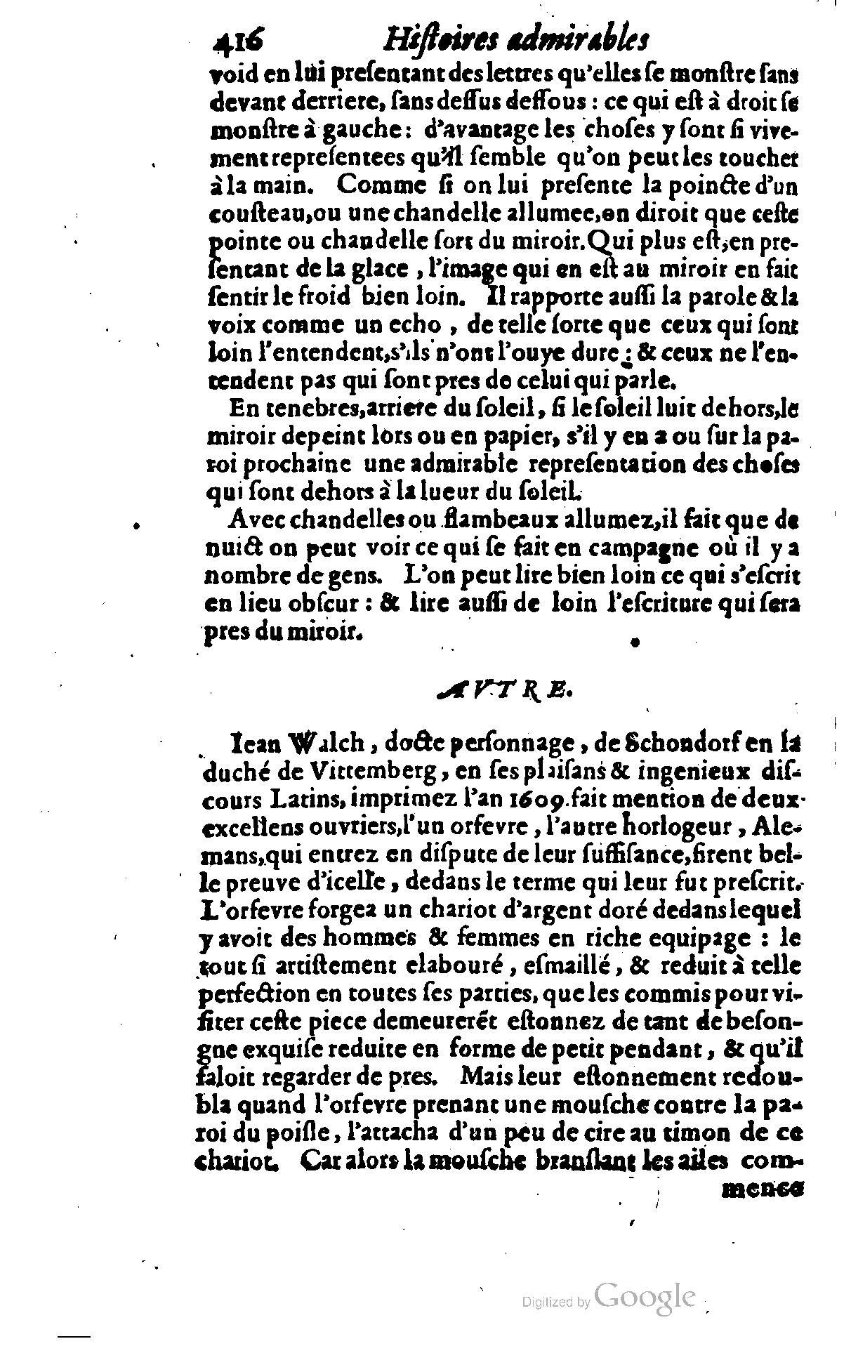 1628 - Jacques Crespin - Trésor d’histoires admirables et mémorables - BSB Munich