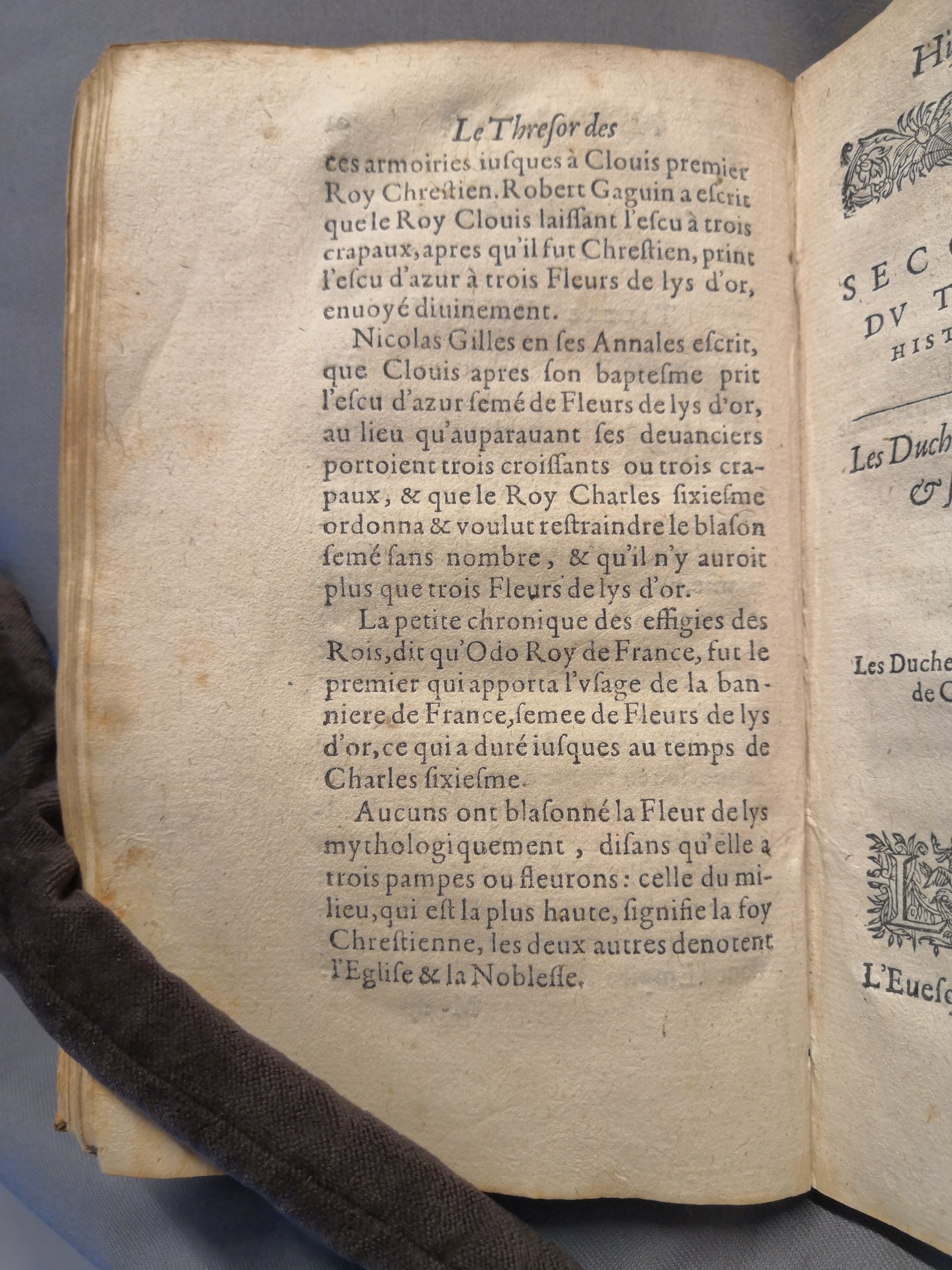 1614 - Jean Corrozet - Trésor des histoires de France - Amsterdam