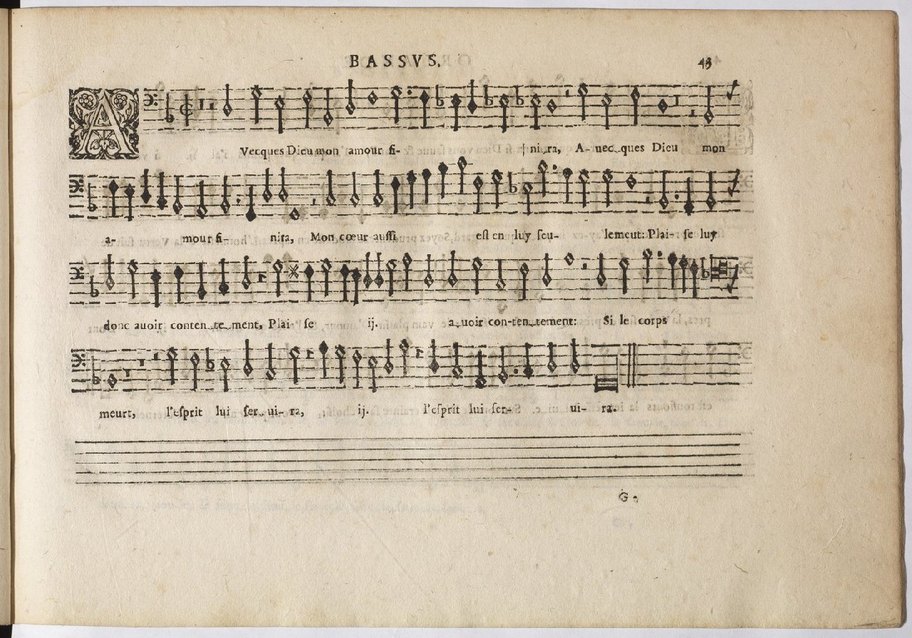 1594 - Paul Marceau - Trésor de musique d&#039;Orlande de Lassus, Superius, Bassus, Tenor, Quinta pars - BnF
