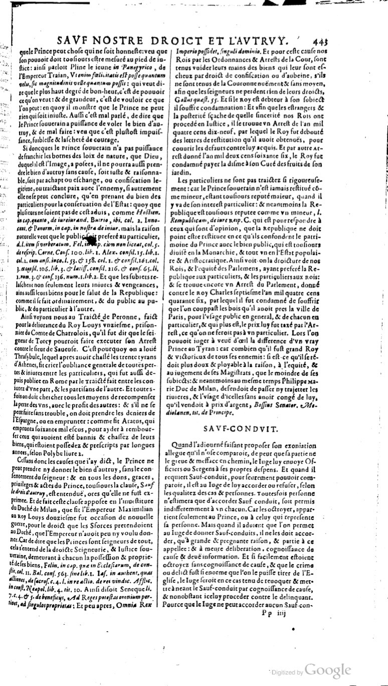 1629 - Veuve Nicolas Buon - Trésor du droit français (21754 T. 3) - BM Lyon