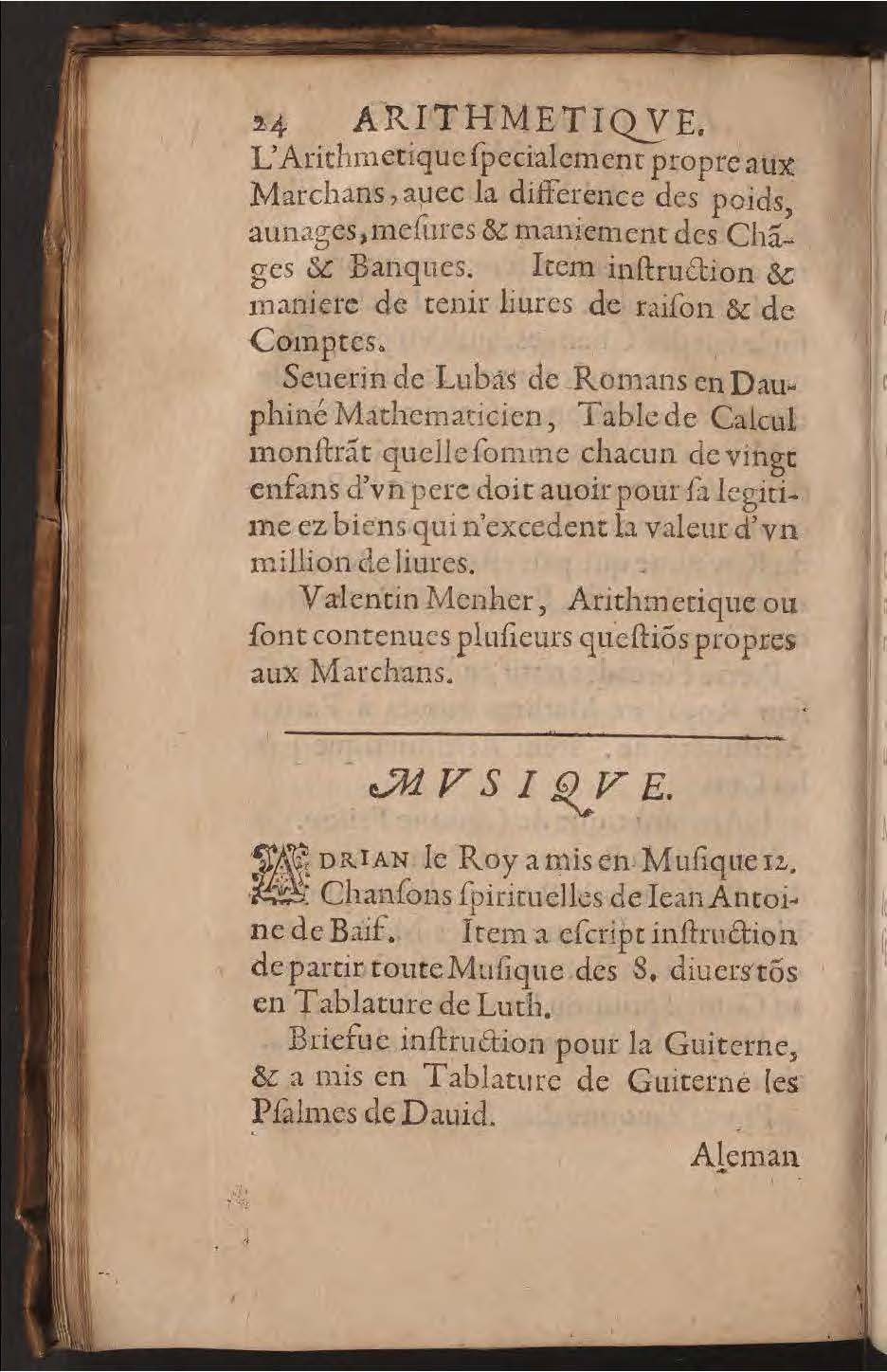 1602 - François Jacquin - Trésor des bons esprits français - BnF Arsenal