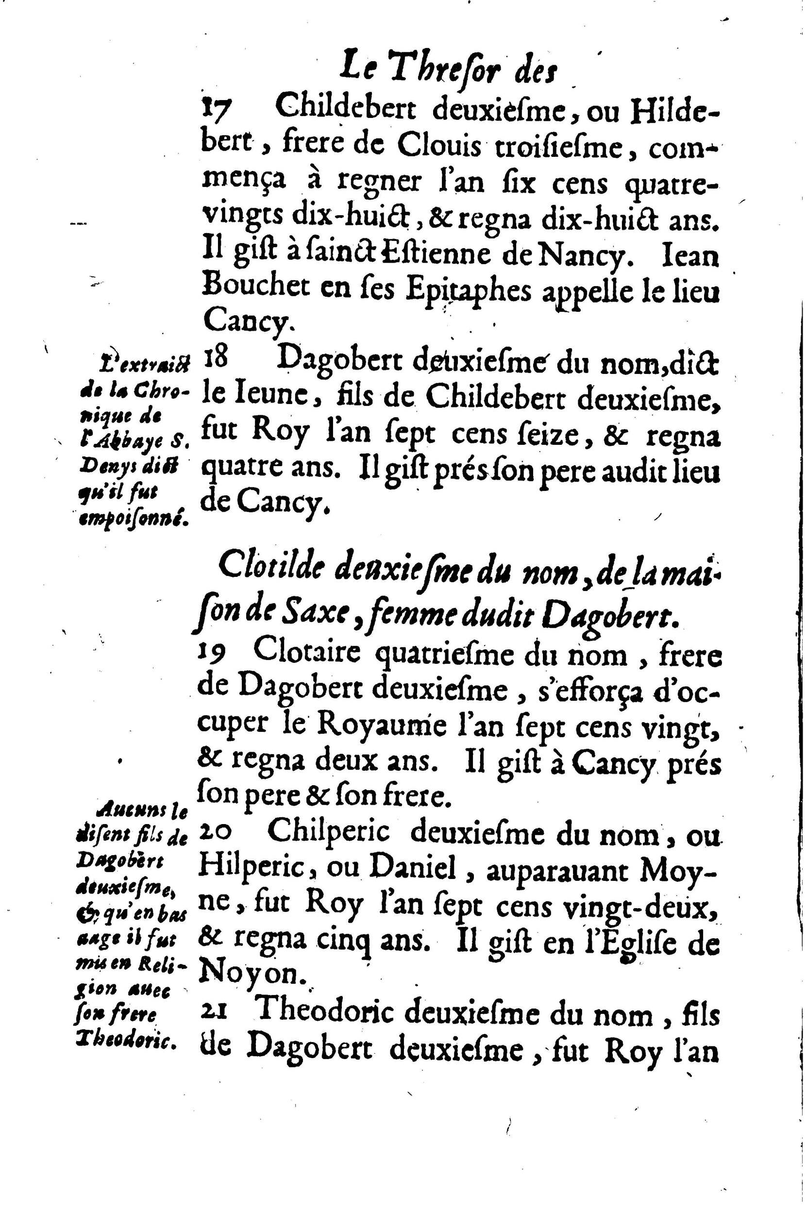 1633 - Jean Corrozet - Trésor des histoires de France - BM Lyon 1633 - Jean Corrozet - Trésor des histoires de France - BM Lyon