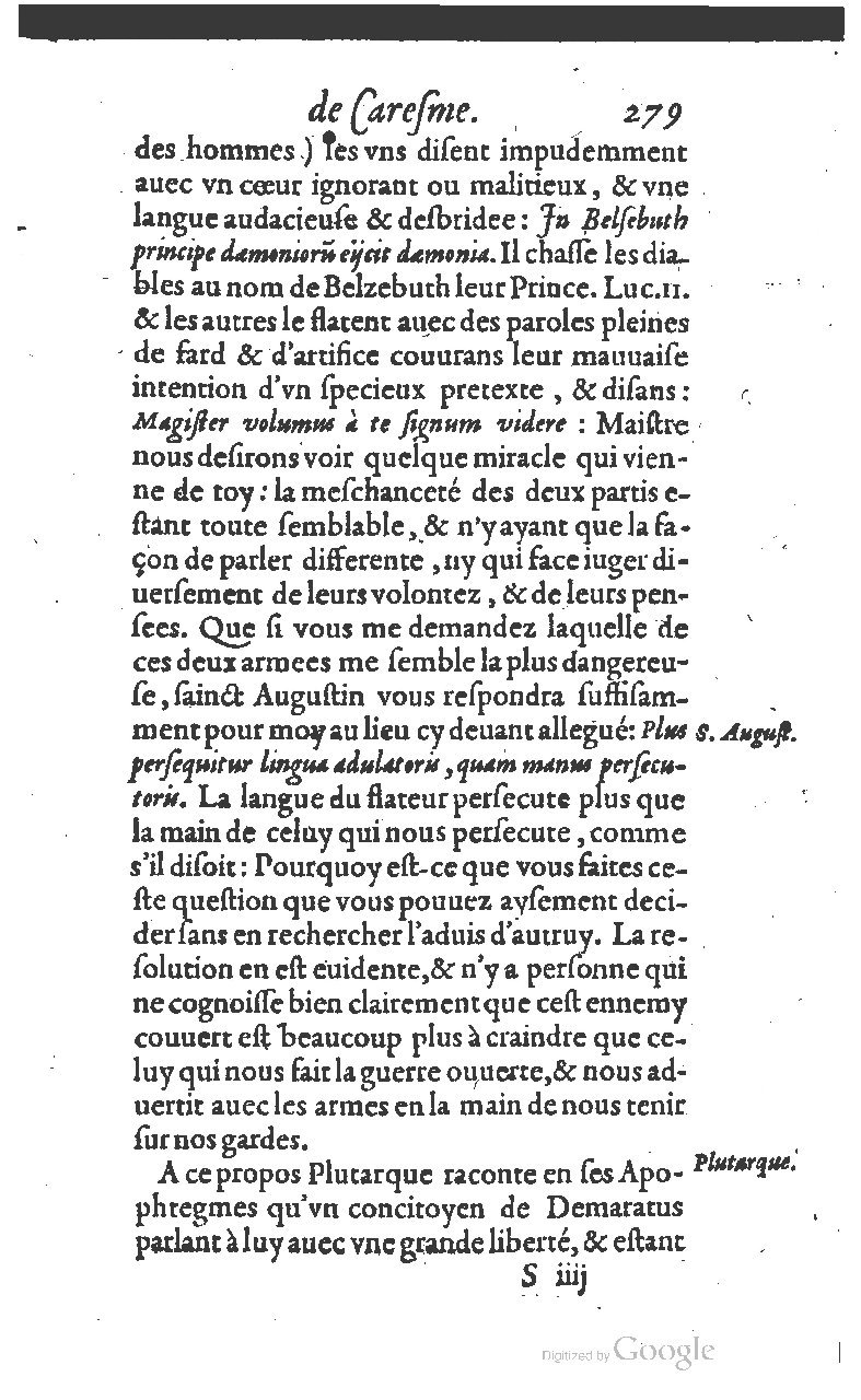 1607 - Nicolas Du Fossé - Trésor quadragésimal - T 01 - BM Lyon