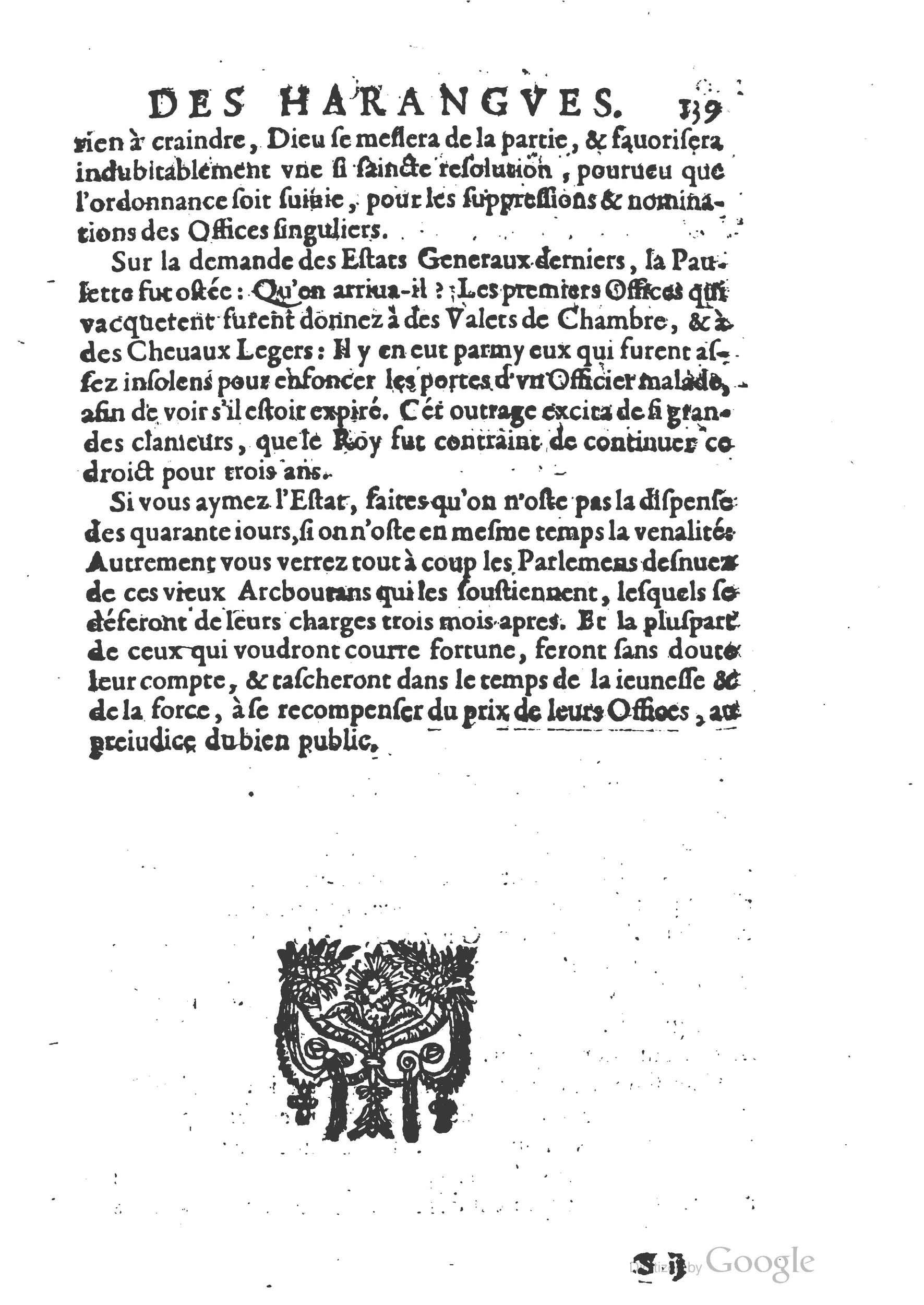 1654 - Michel Bobin - Trésor des harangues, remontrances et oraisons funèbres - BM Lyon