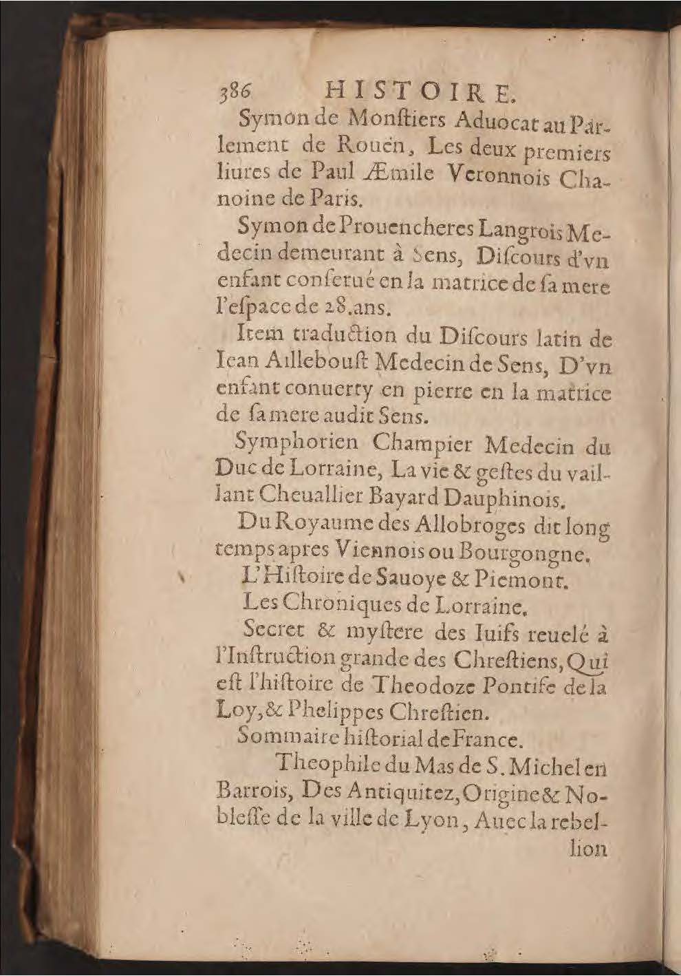 1602 - François Jacquin - Trésor des bons esprits français - BnF Arsenal