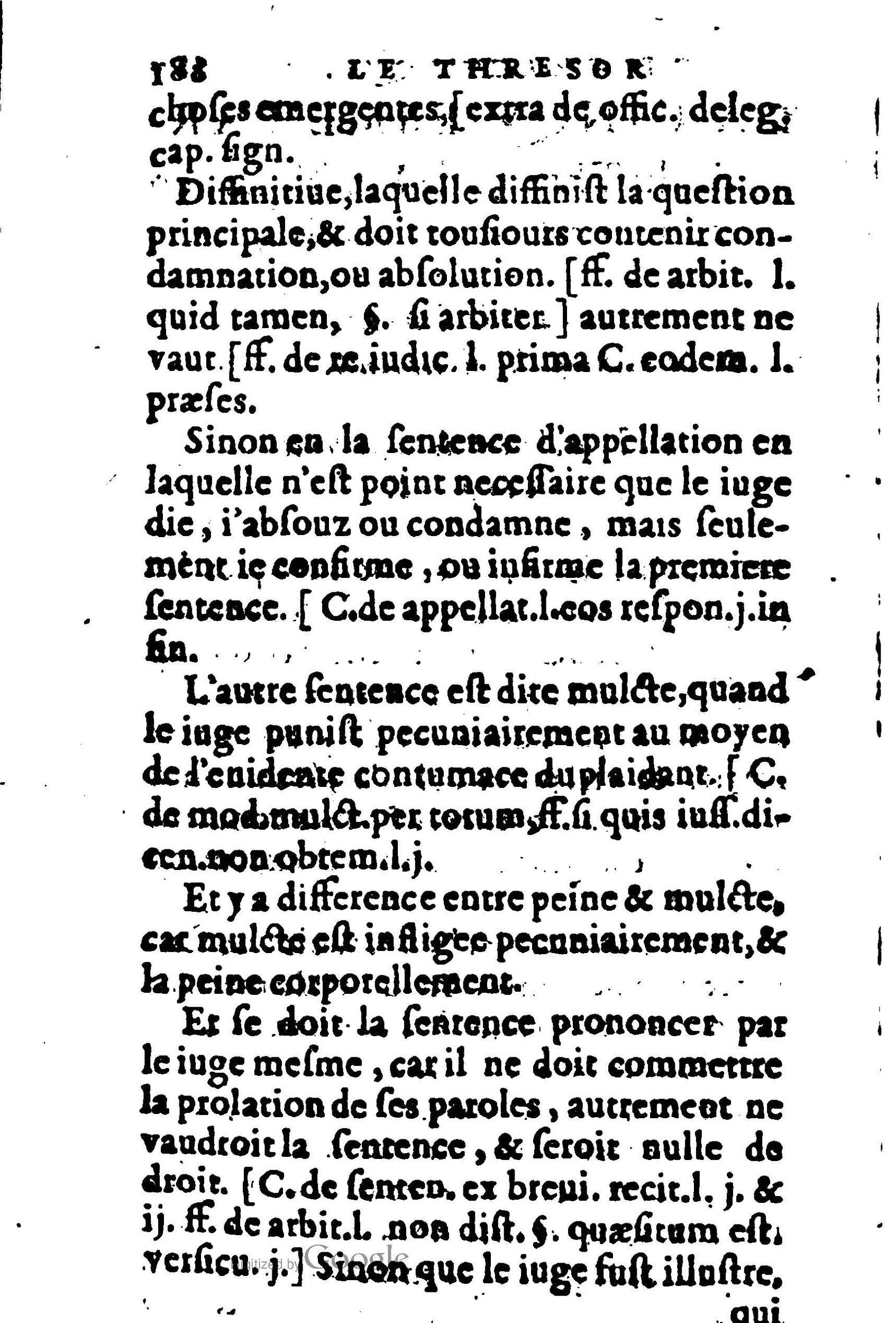 1605 - Pierre Rigaud - Trésor de pratique pour les juges - BM Lyon