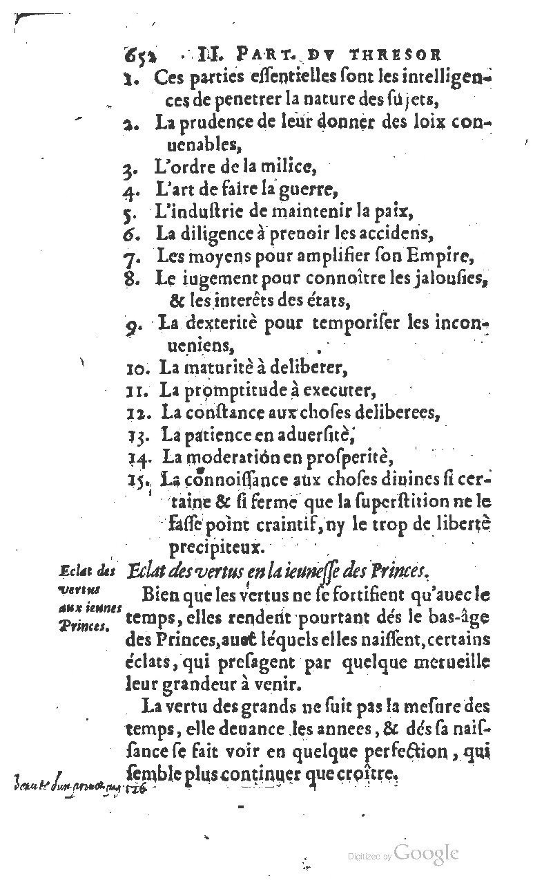 1610 - Louis Coste - Trésor de l’éloquence française (Seconde partie) - BM Lyon