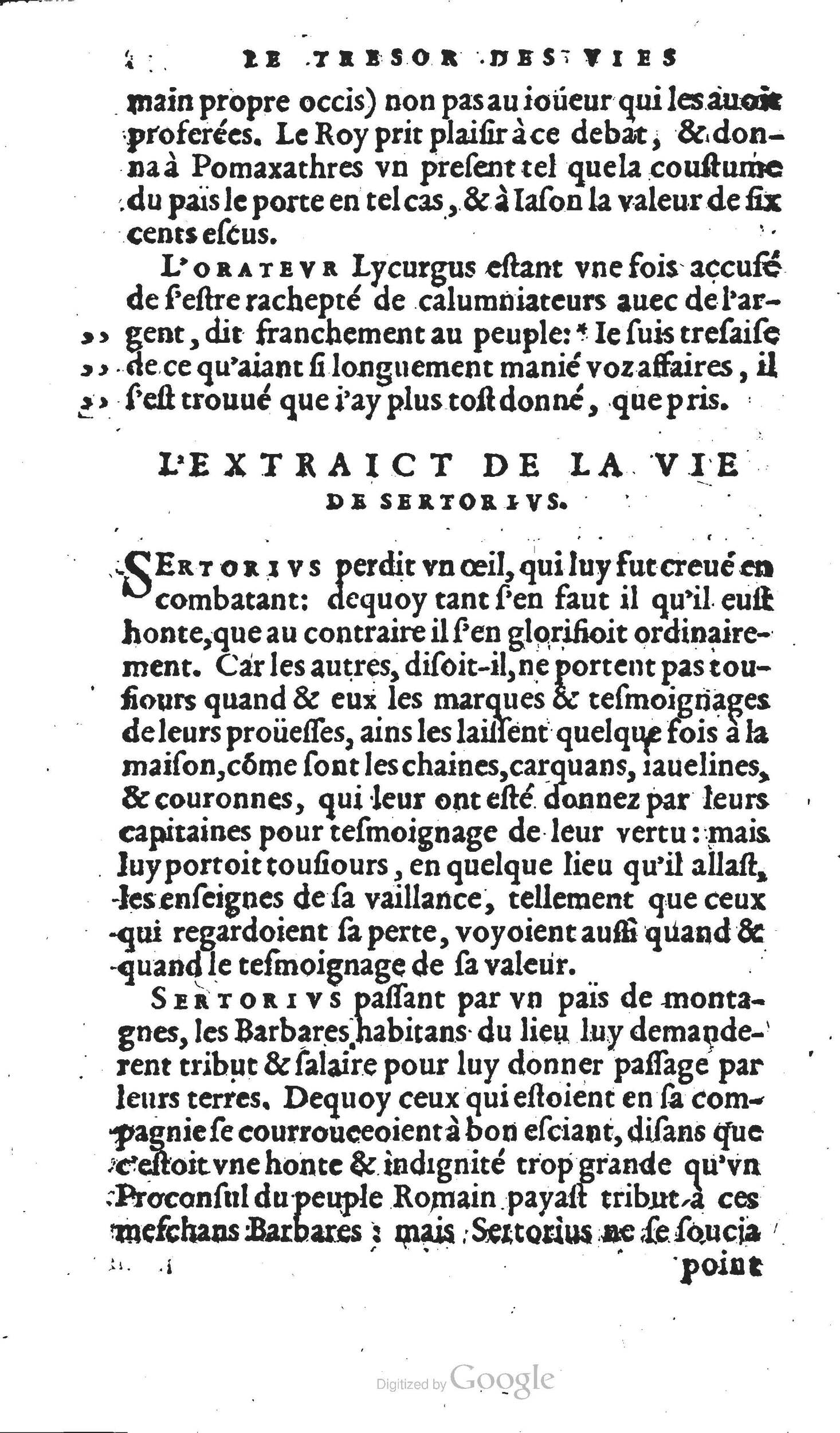 1567 - Willem Silvius - Trésor des vies de Plutarque - Anvers Musée Plantin-Moretus