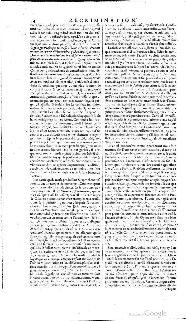1629 - Veuve Nicolas Buon - Trésor du droit français (21754 T. 3) - BM Lyon