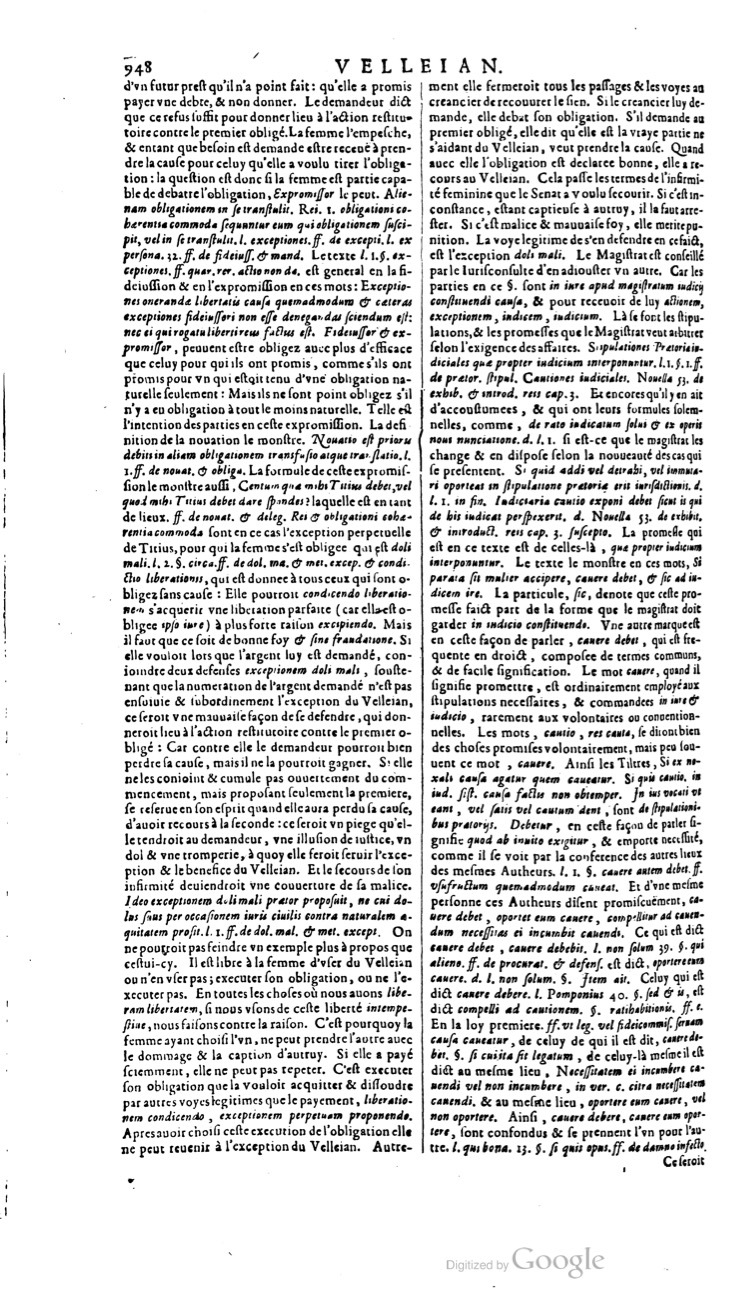 1629 - Veuve Nicolas Buon - Trésor du droit français (21754 T. 3) - BM Lyon 1629 - Veuve Nicolas Buon - Trésor du droit français (21754 T. 3) - BM Lyon