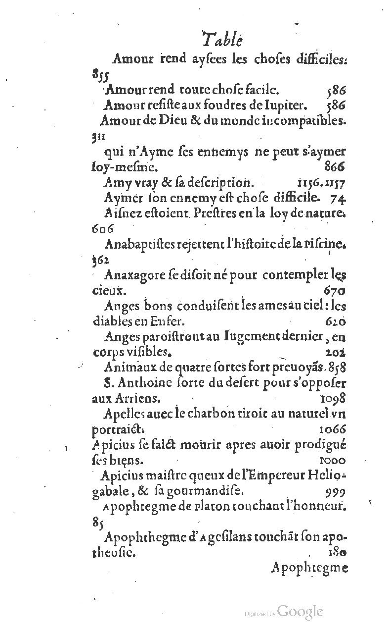 1607 - Nicolas Du Fossé - Trésor quadragésimal - T 01 - BM Lyon