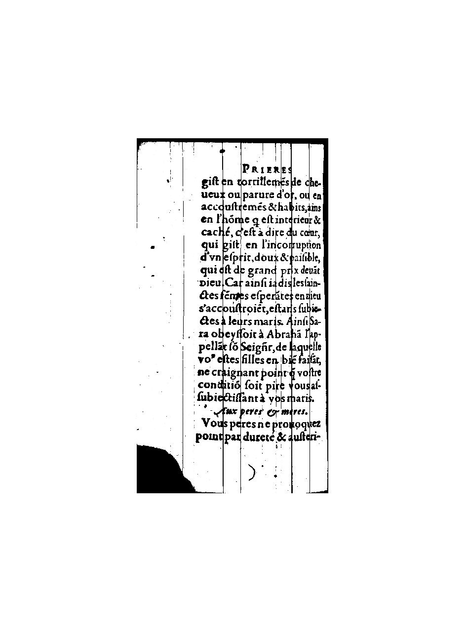 1596 - Guillaume Auvray - Trésor des prières, oraisons et instructions chrétiennes - BnF