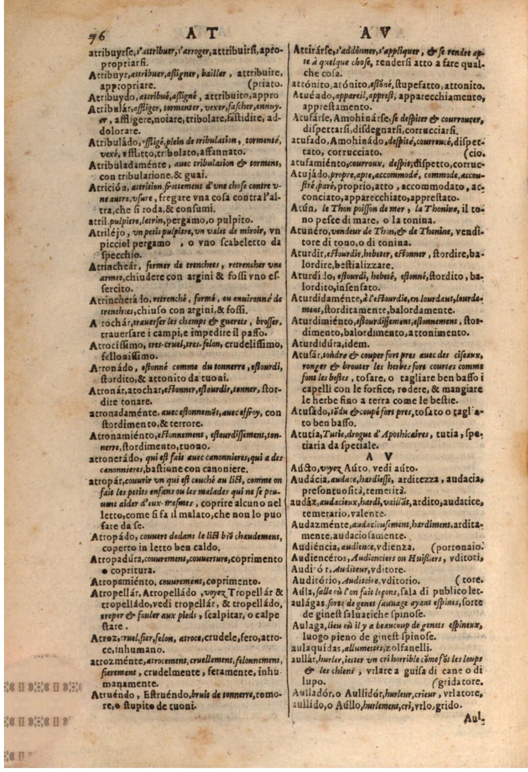 1637 - Jacques Crespin - Trésor des trois langues (Trois parties) - BSB Munich 1637 - Jacques Crespin - Trésor des trois langues (Trois parties) - BSB Munich