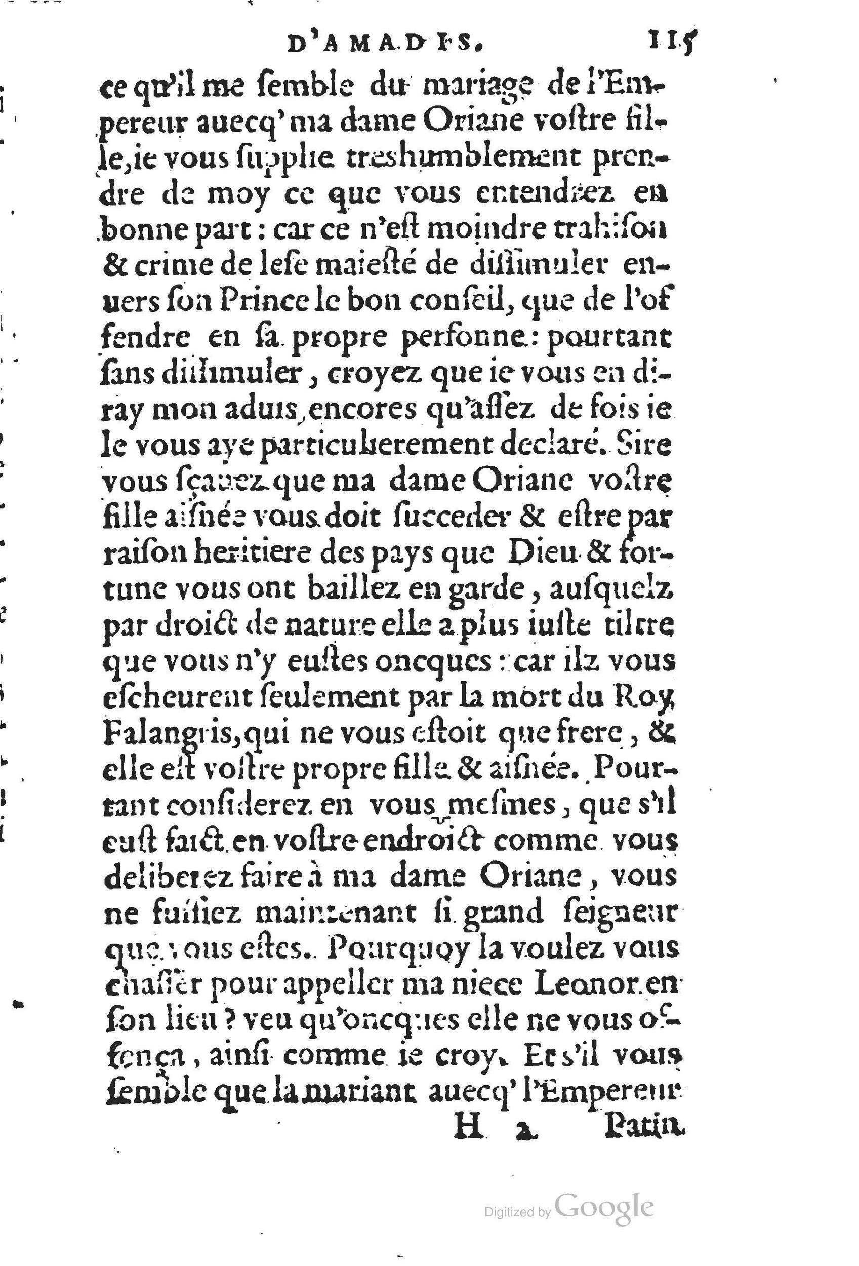1560 - Jean d’Ogerolles et Gabriel Cotier Lyon - Trésor des Amadis - BSB Munich