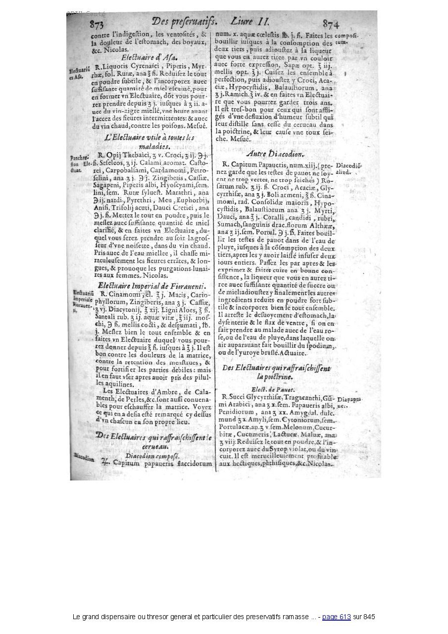 1609 - Étienne Gamonet - Grand dispensaire ou Trésor général et particulier des préservatifs - BIU Santé