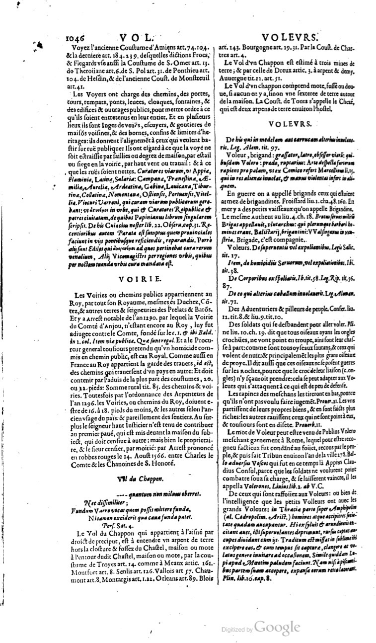 1629 - Veuve Nicolas Buon - Trésor du droit français (21754 T. 3) - BM Lyon
