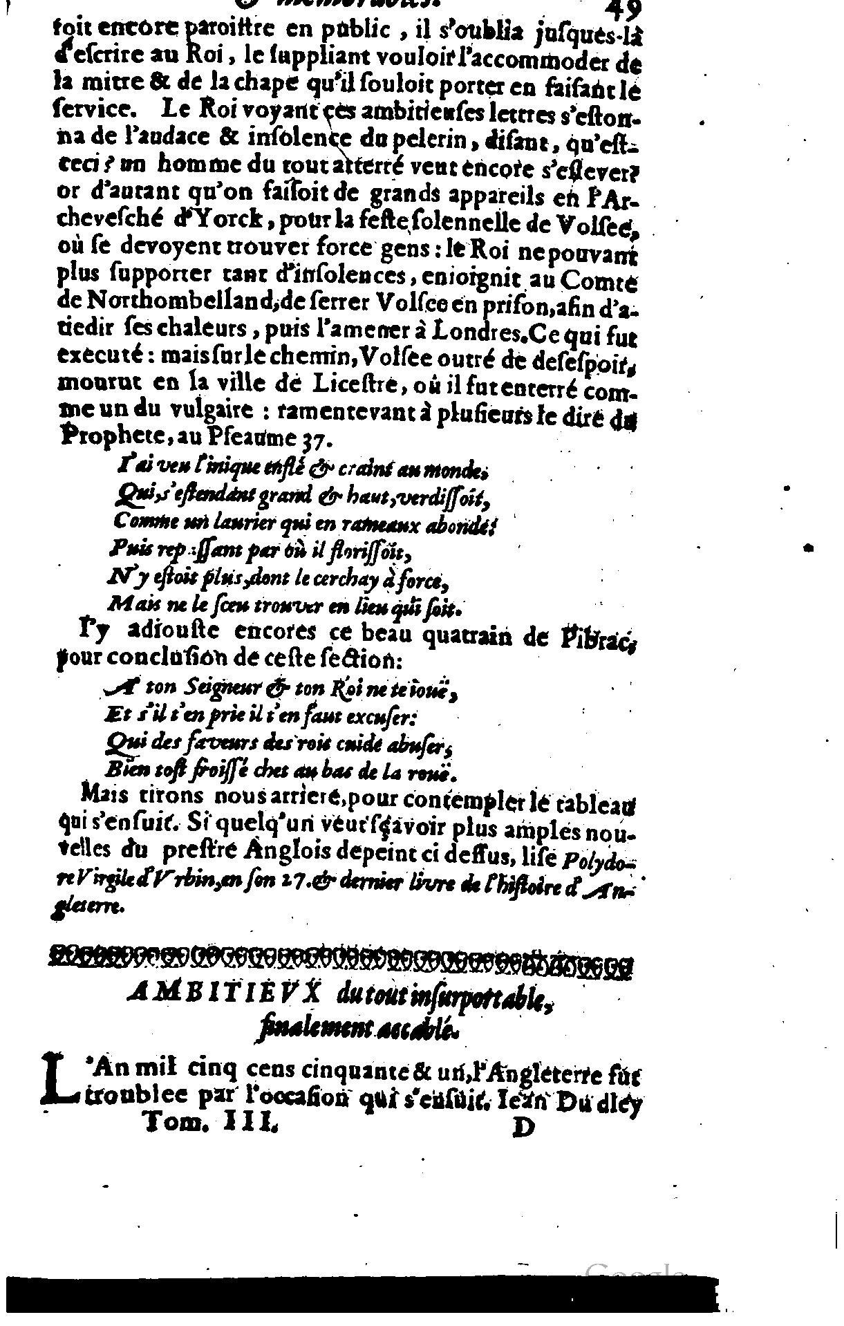 1628 - Jacques Crespin - Trésor d’histoires admirables et mémorables - BSB Munich