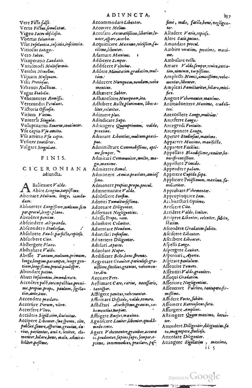 1585 - Simphorianum Beraud et Stephanum Michaëlem - Trésor des mots et traits français - Barcelone