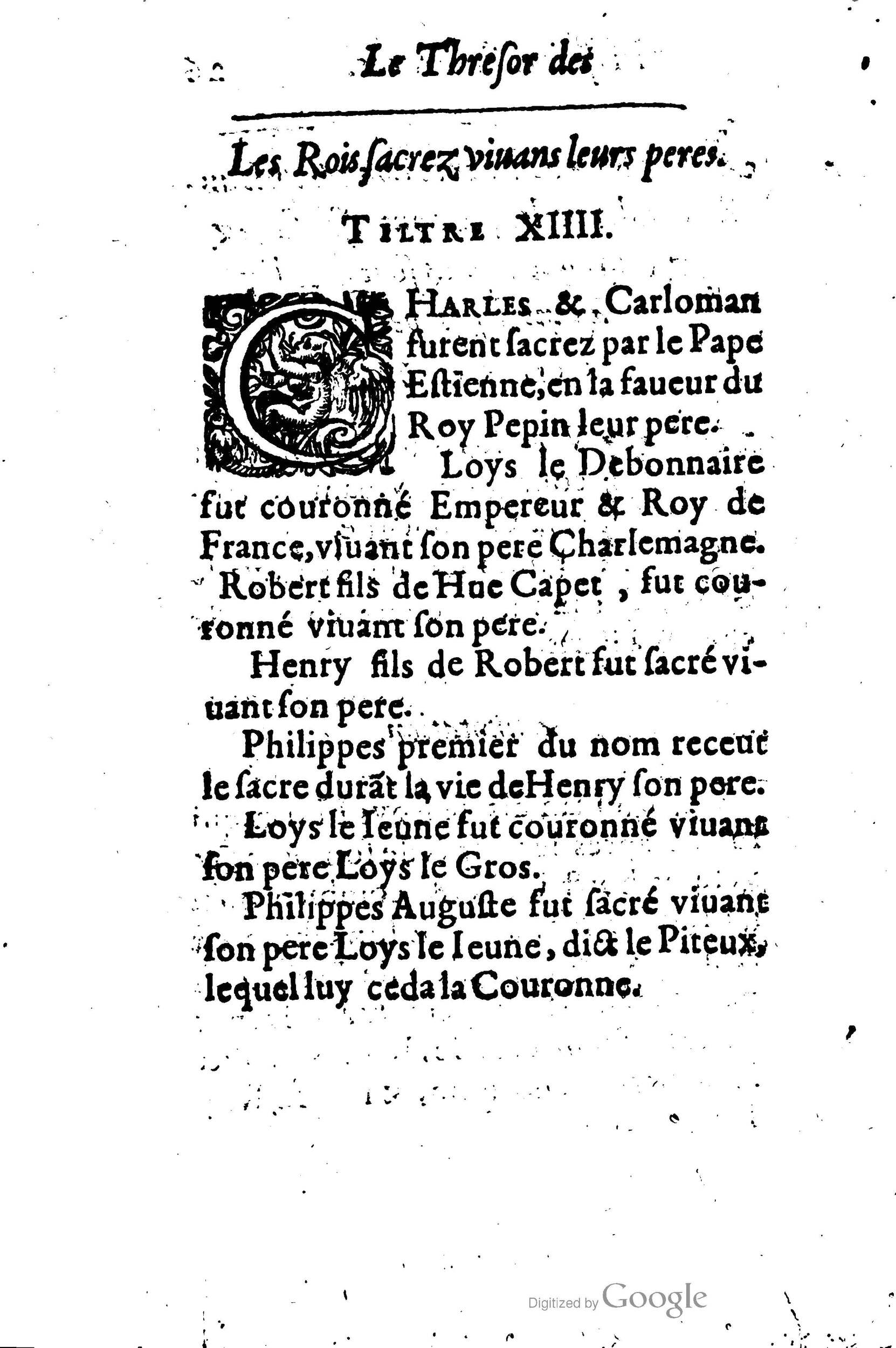 1619 - Jean Corrozet - Trésor des histoires de France - BSB Munich