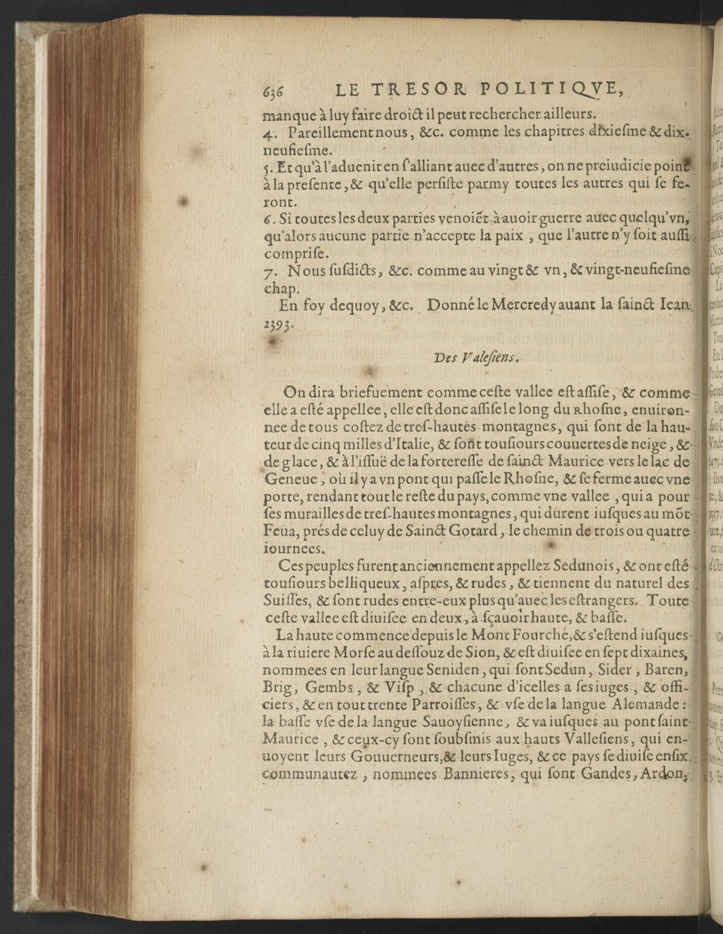 1608 - Nicolas Du Fossé - Trésor politique - BnF Tolbiac