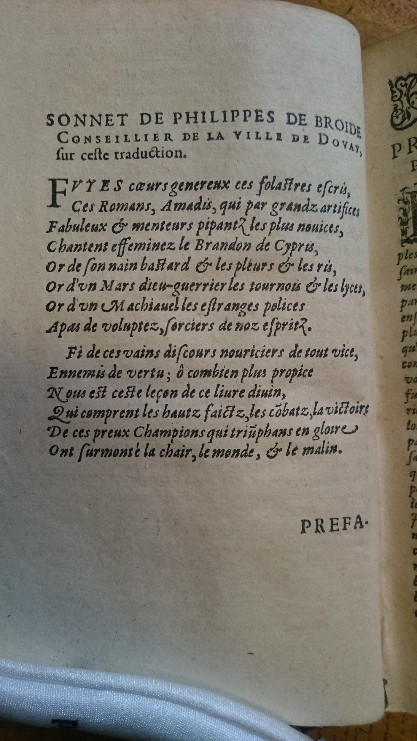 1585 - Jean Bogard - Trésor des faits et dits mémorables des hommes saints et illustres - Douai Quincy