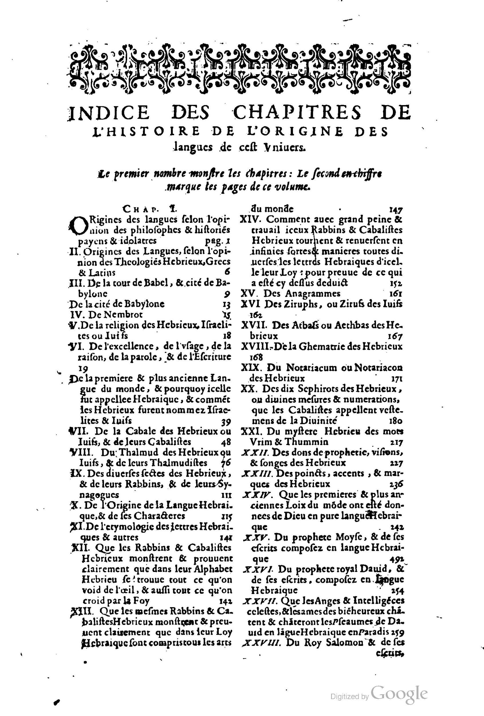 1619 - SHC - Trésor de l’histoire des langues de cet univers - BCU Lausanne