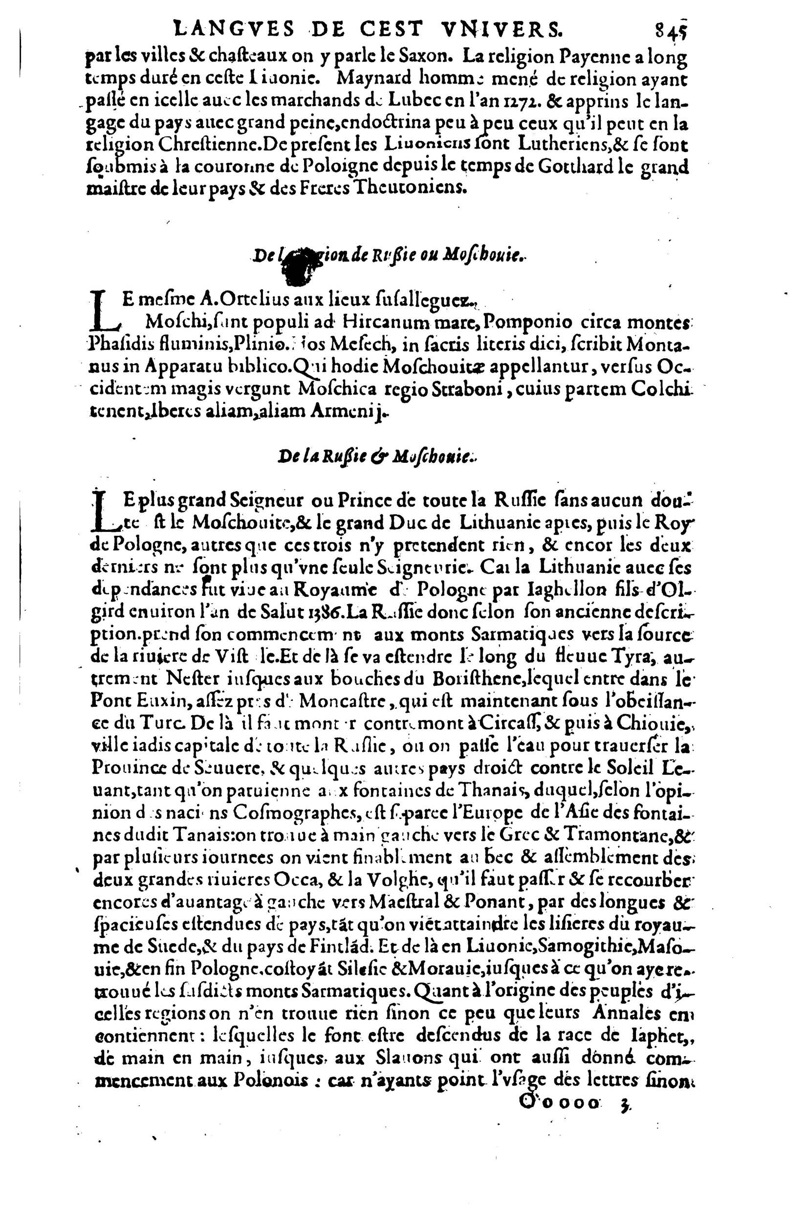 1608 - Nicolas Du Fossé - Trésor politique - BnF Tolbiac