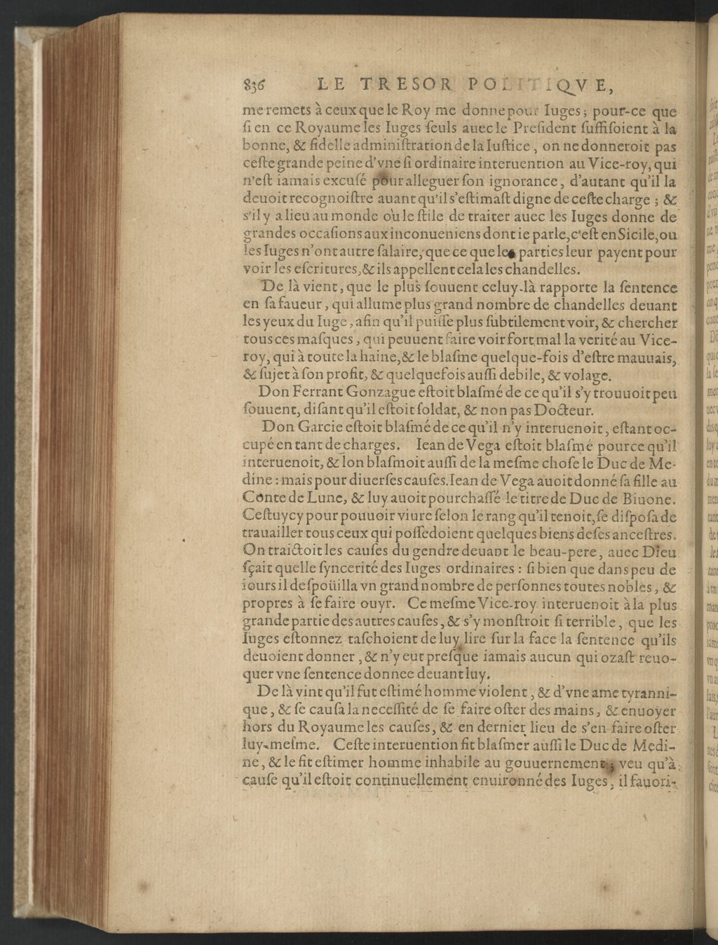 1608 - Nicolas Du Fossé - Trésor politique - BnF Tolbiac