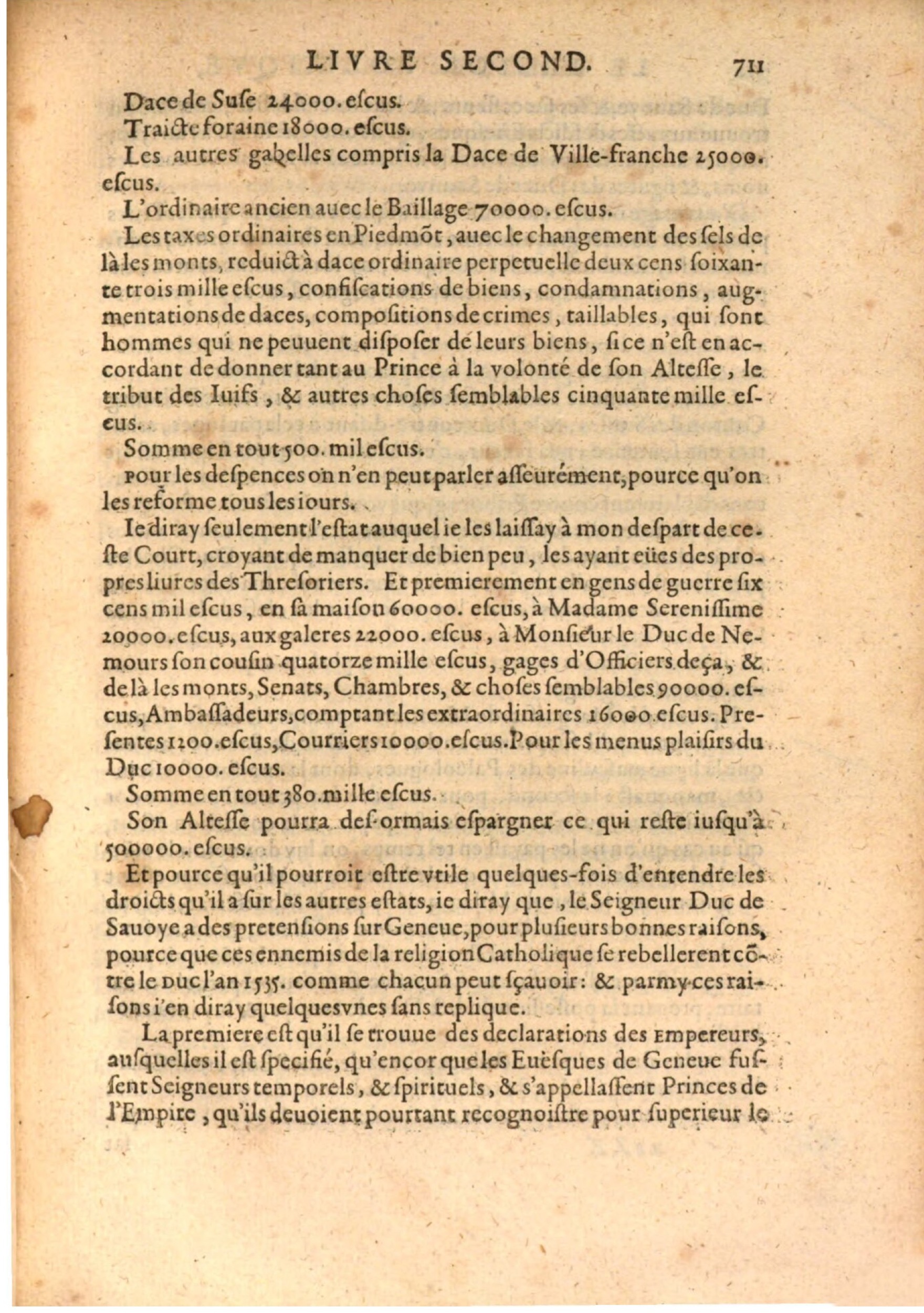 1608 - Nicolas Du Fossé - Trésor politique - BSB Munich