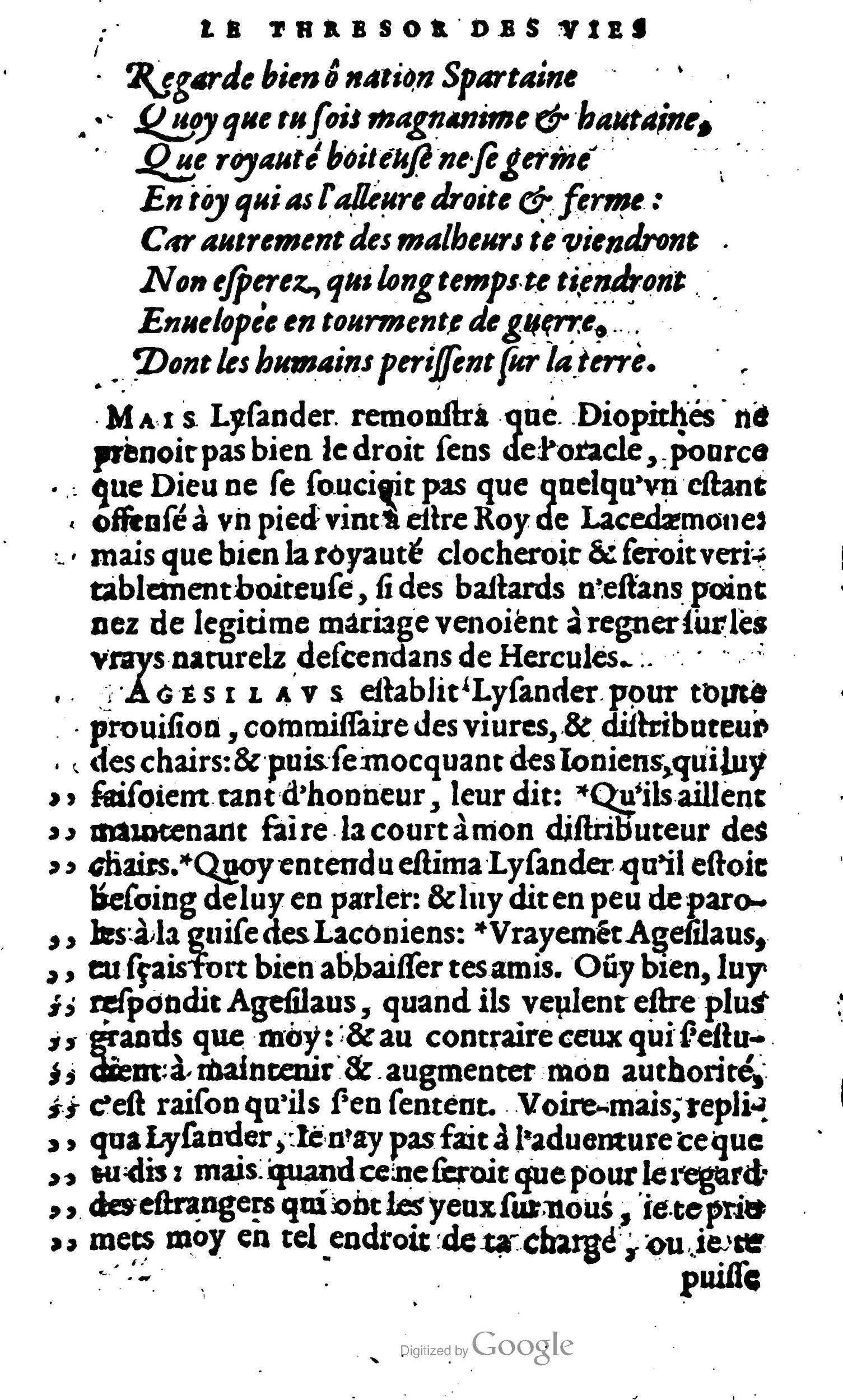 1568 - Willem Silvius - Trésor des vies de Plutarque - Anvers Plantin-Moretus