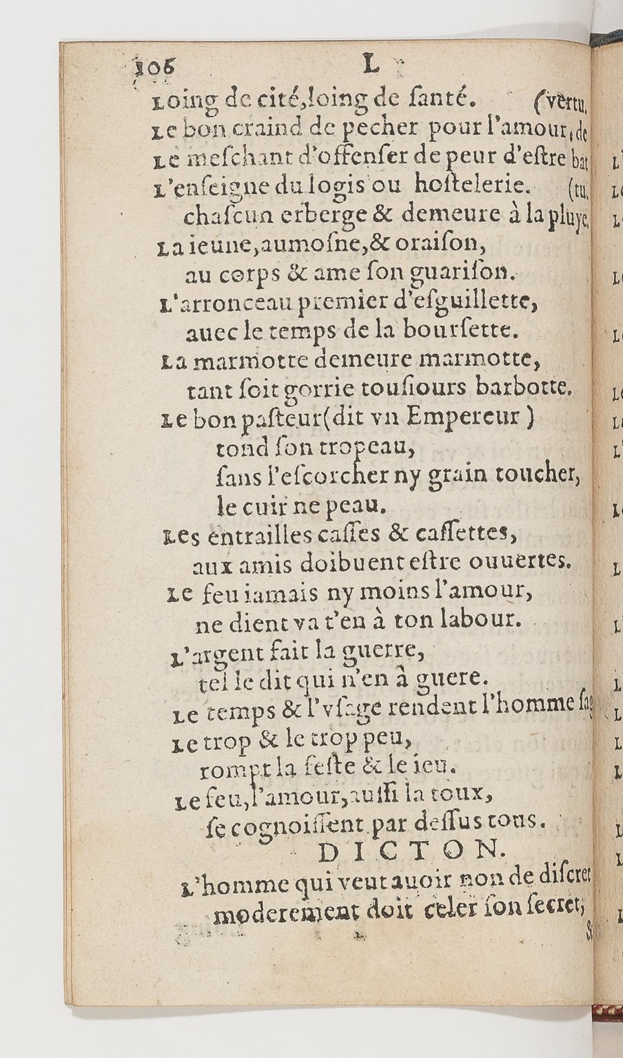 1577 - Jean d’Ogerolles - Trésor de sentences dorées - BnF Arsenal