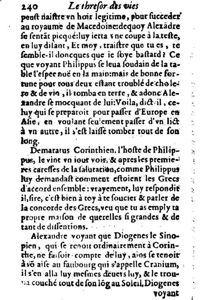 1611 - Pierre Rigaud - Trésor des vies de Plutarque - BM Lyon