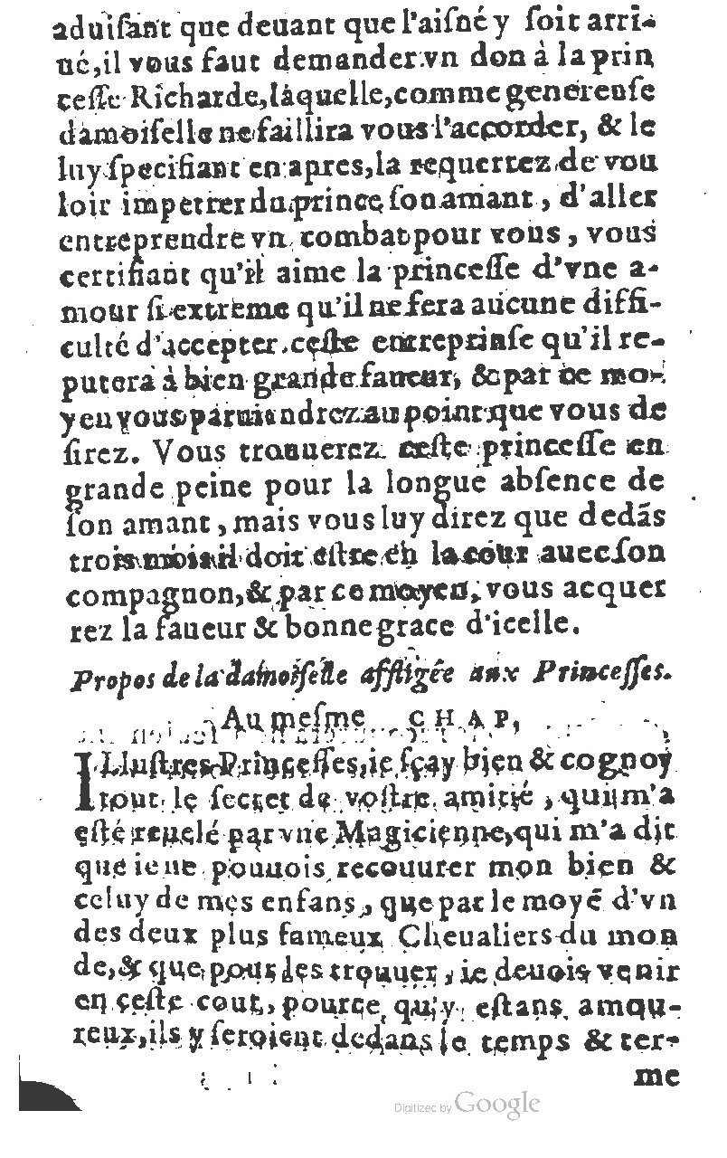 1582 - Jean Huguetan - Trésor des Amadis T. 1 - BM Lyon
