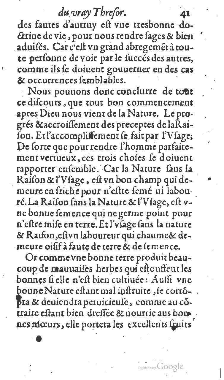 1606 - Adrian Périer - Cabinet du vrai trésor - BM Lyon