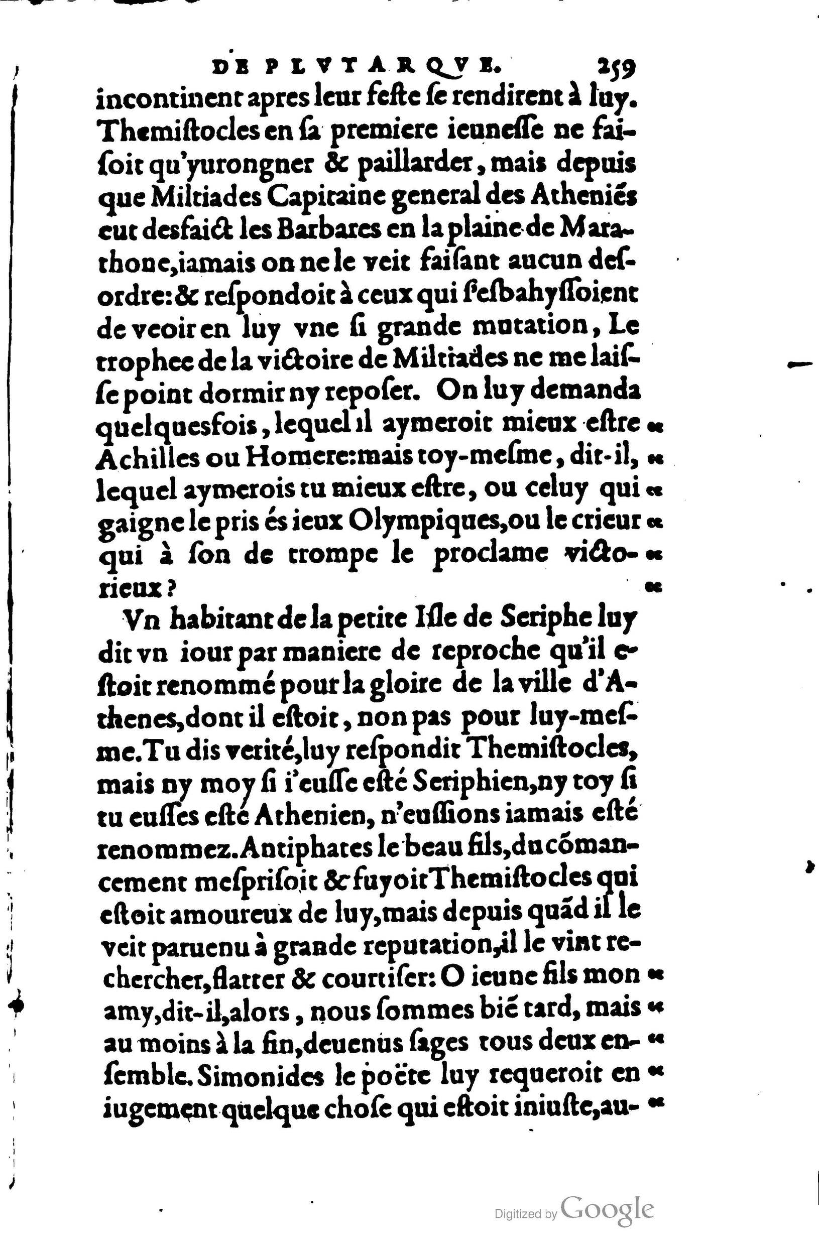 1578 - Jean Poupy - Trésor des morales de Plutarque - BSB Munich