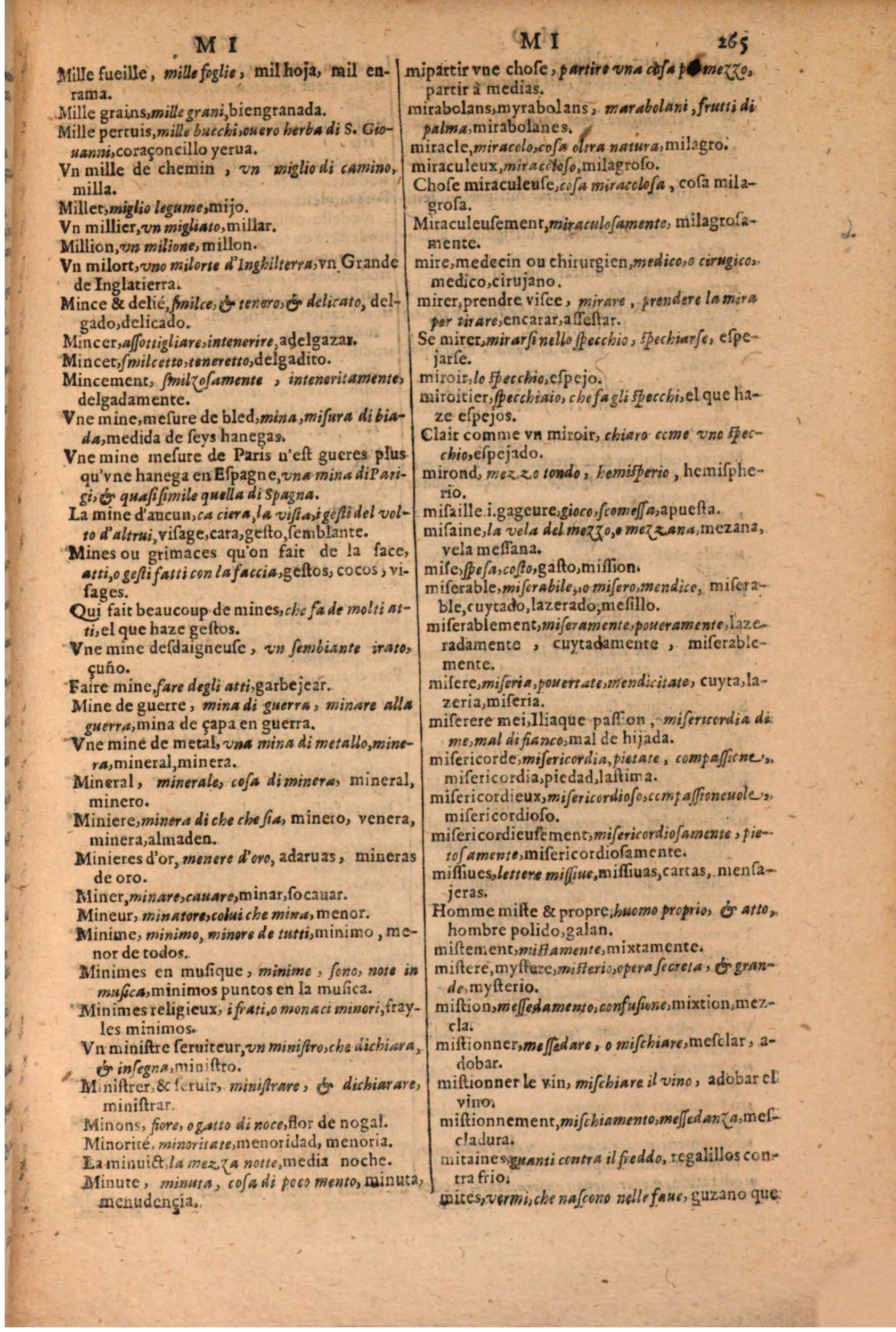 1616 - Pierre de la Rovière - Trésor des trois langues (Seconde partie) - BSB Munich
