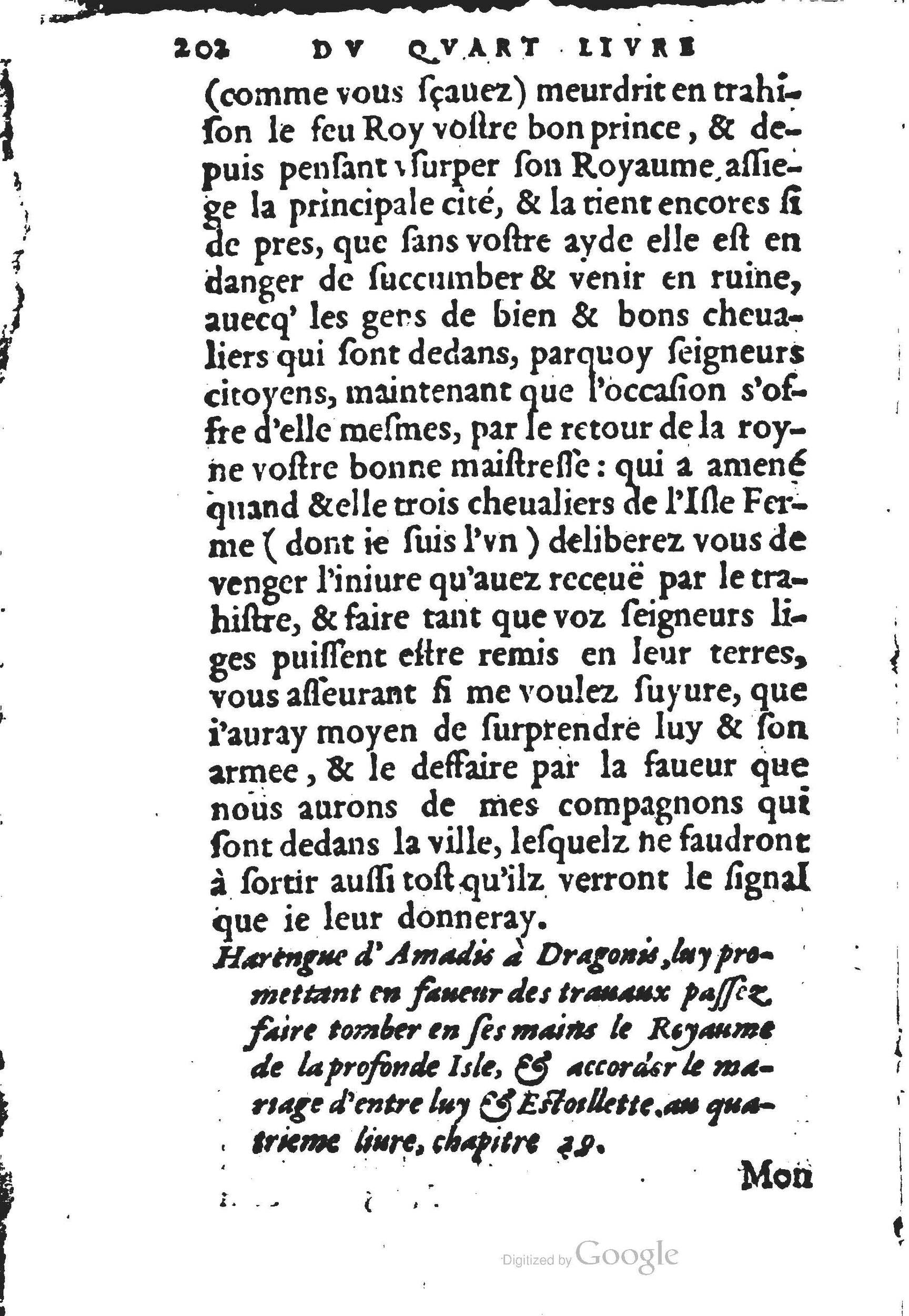 1560 - Jean d’Ogerolles et Gabriel Cotier Lyon - Trésor des Amadis - BSB Munich
