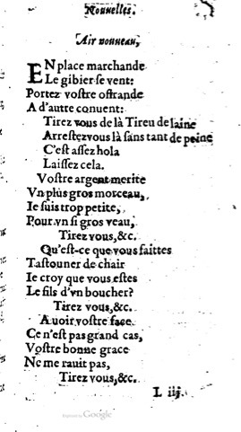 1623 - Jacques Cailloüé - Trésor ou recueil des chansons amoureuses - British Library