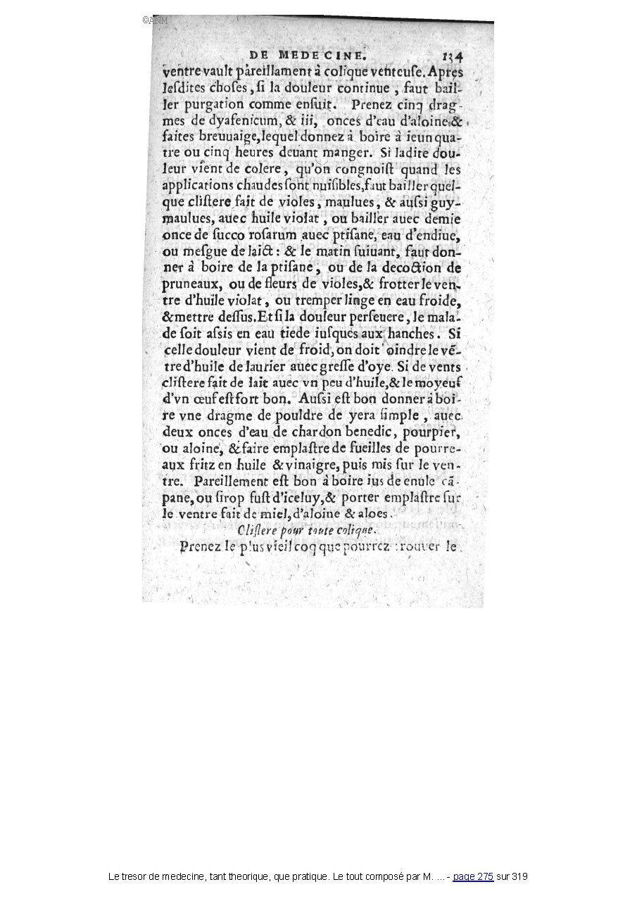 1560 - Pierre et Jan Moine - Trésor de médecine - Université Paris Cité
