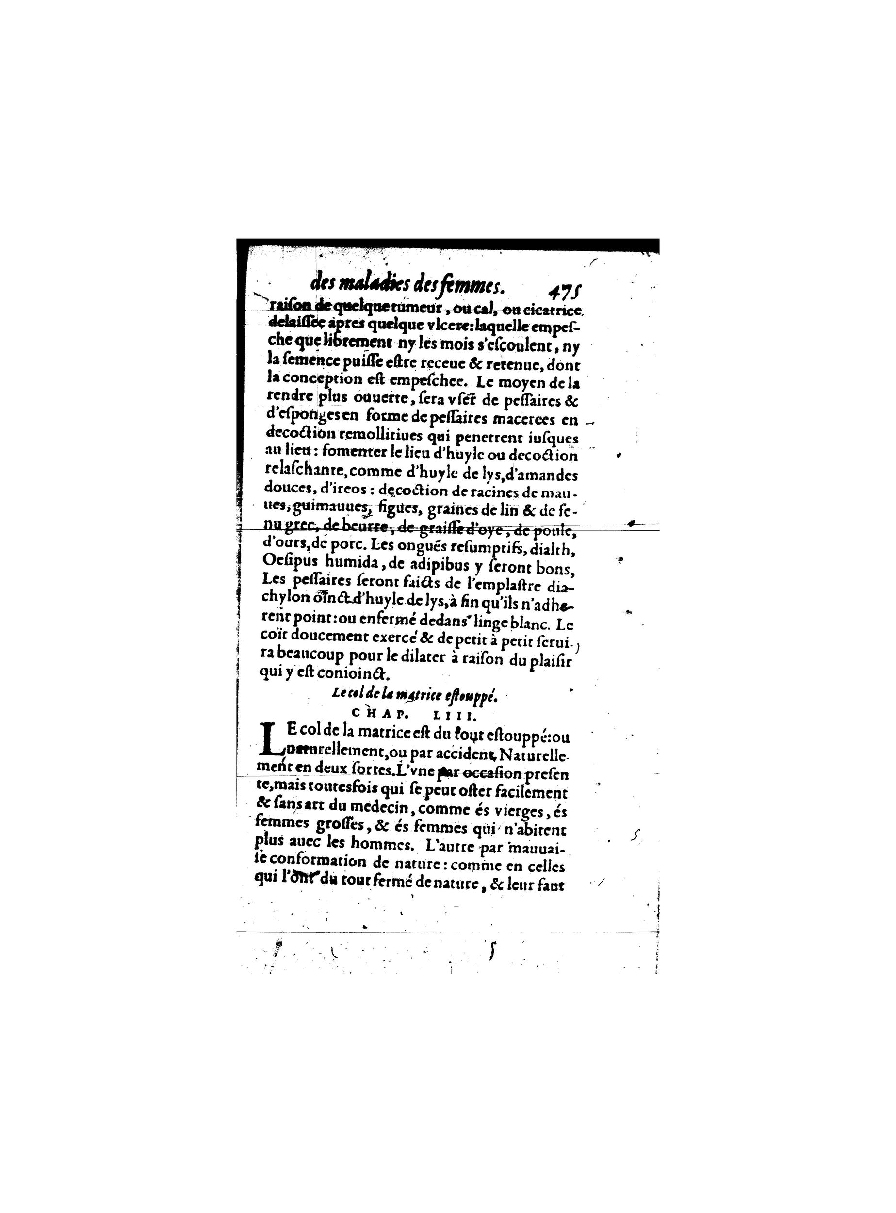 1587 - Jacques du Puis - Trésor des remèdes secrets pour les maladies des femmes - BnF