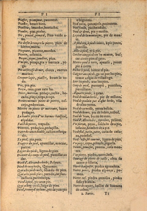 1607 - Marc Orry - Trésor des deux langues espagnole et française (Première et Seconde parties) - ÖNB Wien