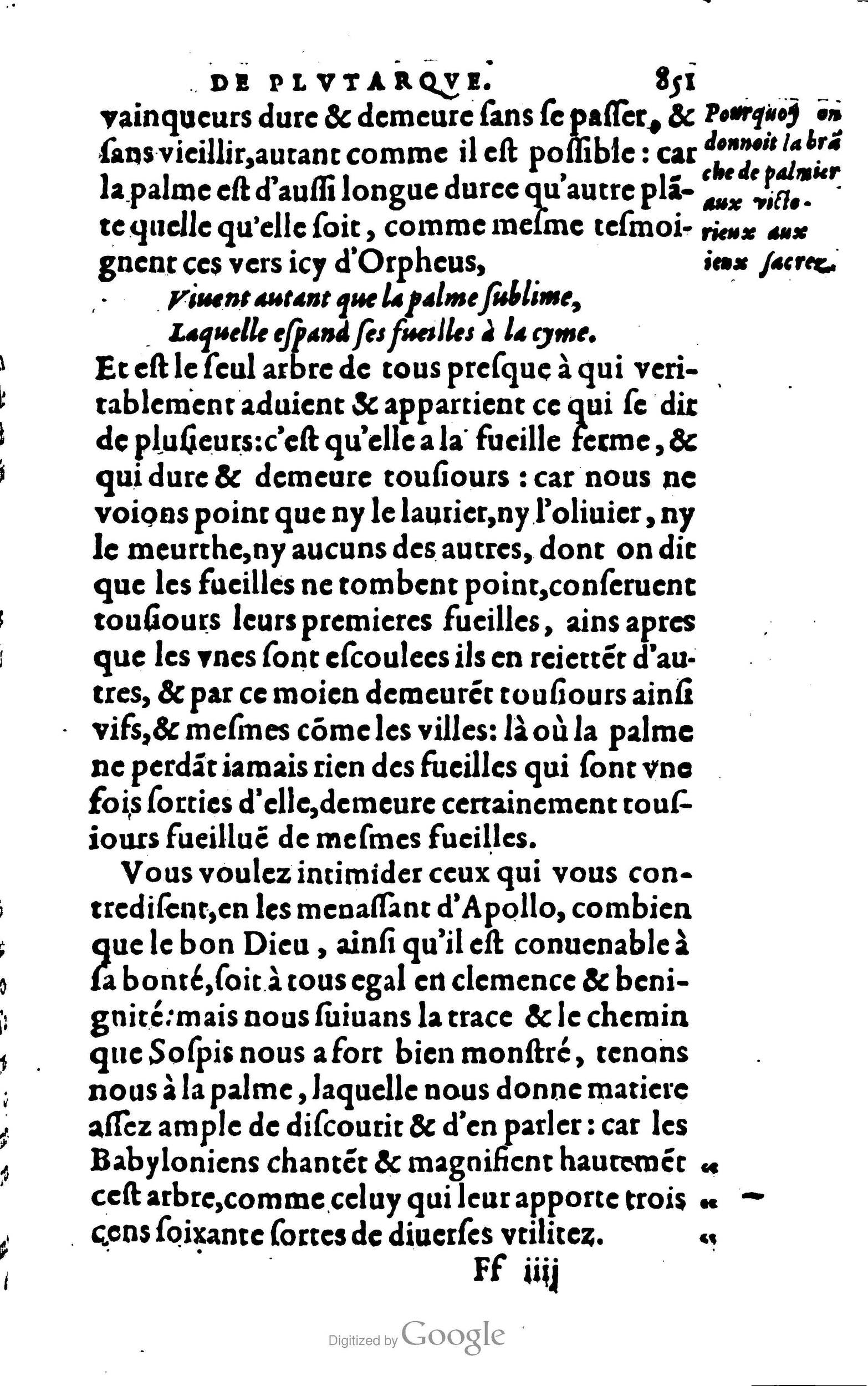 1578 - Jean Poupy - Trésor des morales de Plutarque - BSB Munich