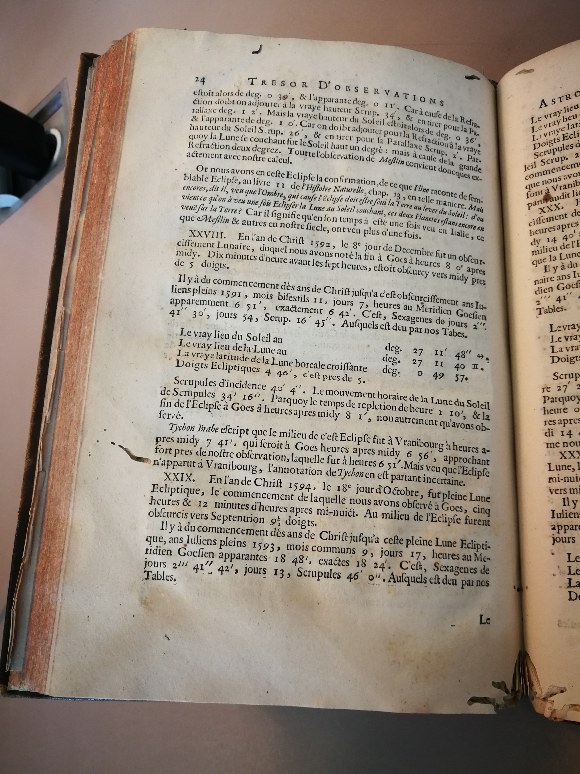 1633 - Zacharie Roman - Trésor d’observations astronomiques - BM Marseille