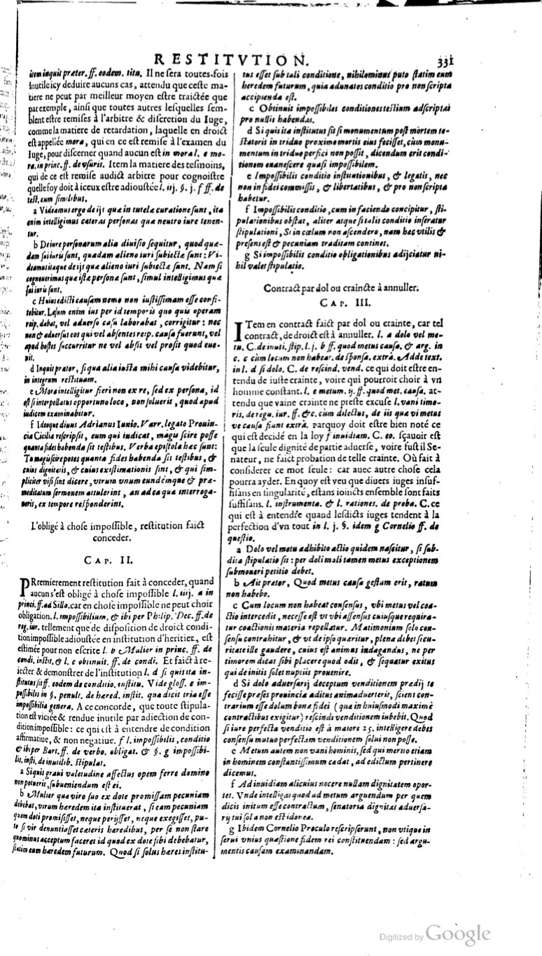 1629 - Veuve Nicolas Buon - Trésor du droit français (21754 T. 3) - BM Lyon
