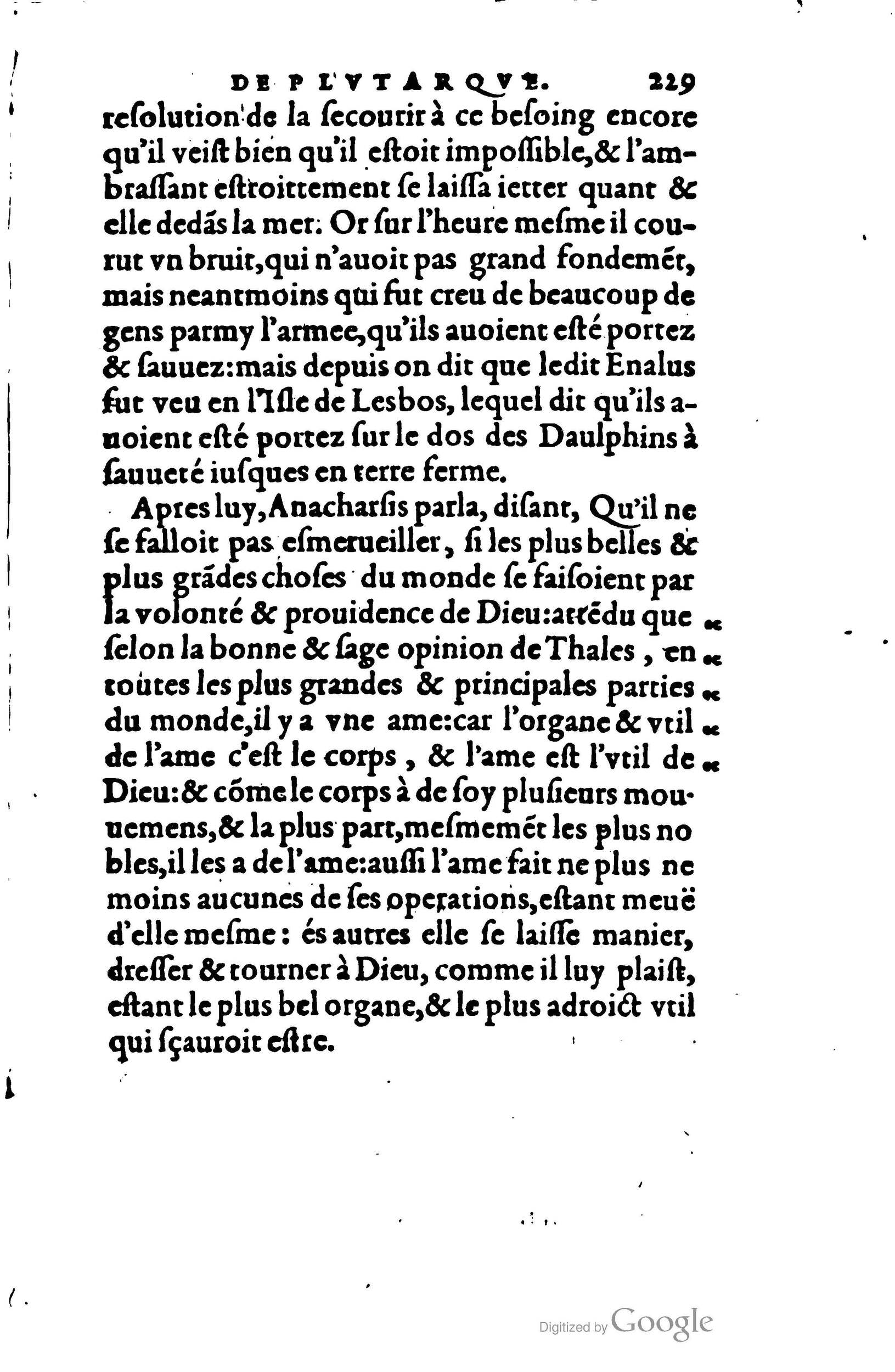 1578 - Jean Poupy - Trésor des morales de Plutarque - BSB Munich