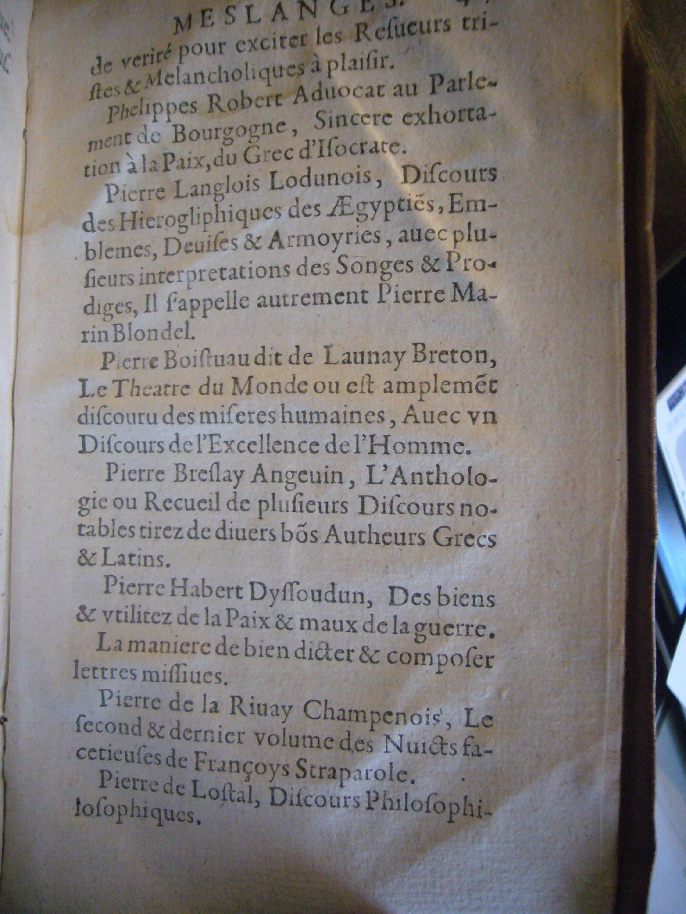 1602 - François Jacquin - Trésor des bons esprits français - BnF Arsenal 1602 - François Jacquin - Trésor des bons esprits français - BnF Arsenal