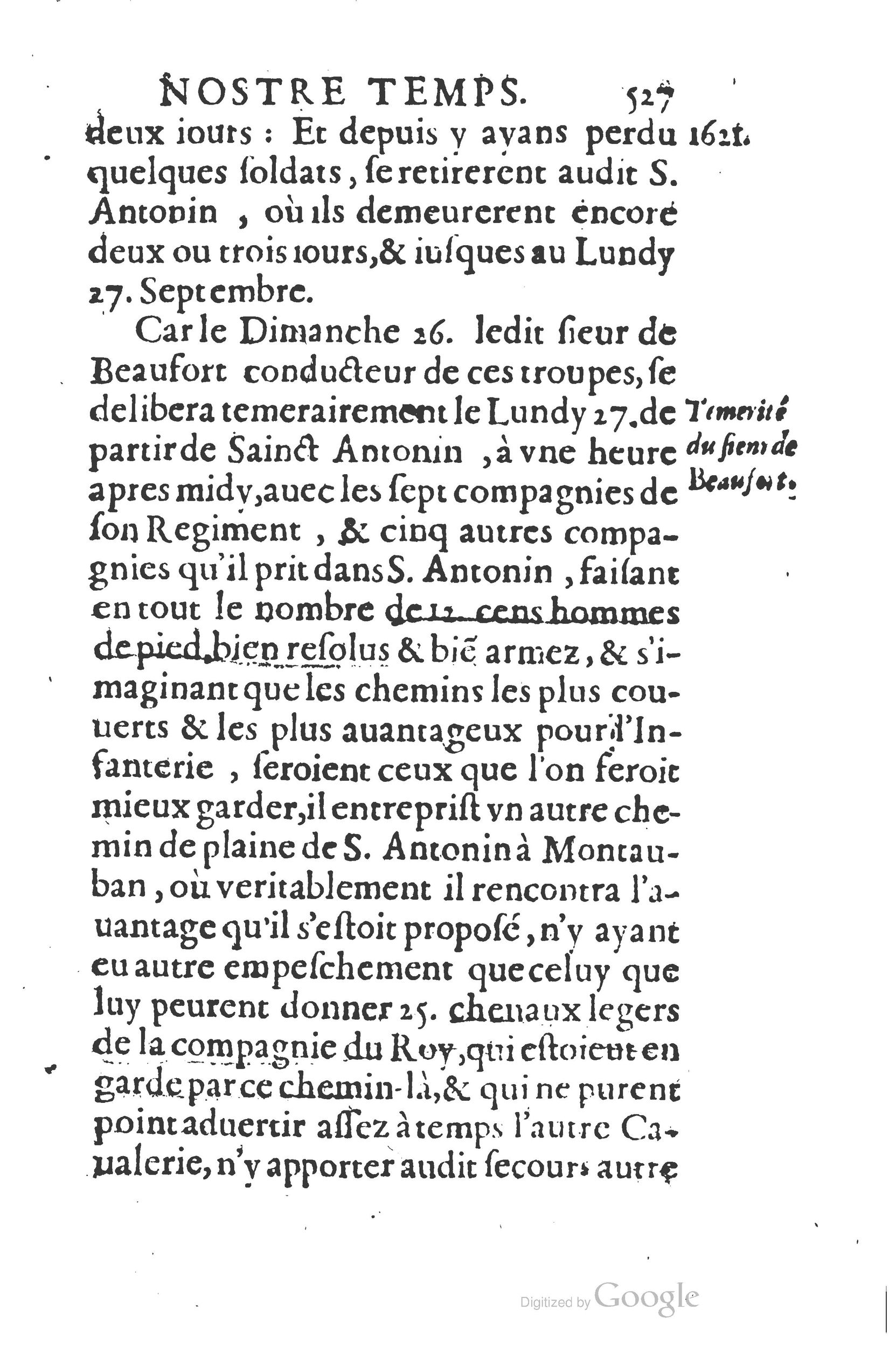 1626 - Joseph Bouillerot - Trésor de l’histoire générale de notre temps - BSB Munich