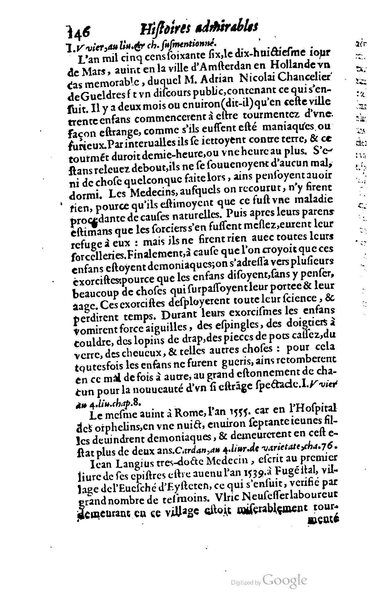 1620 - Samuel Crespin - Trésor d’histoires admirables et mémorables - BCU Lausanne